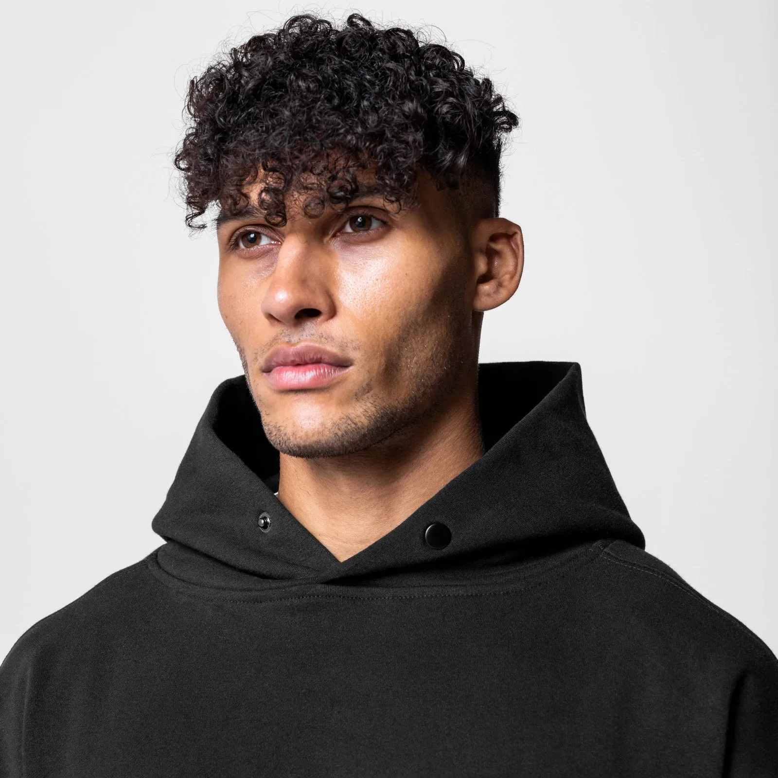 0648. Tech-Terry Hoodie - Black ASRV