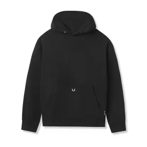0648. Tech-Terry Hoodie - Black ASRV