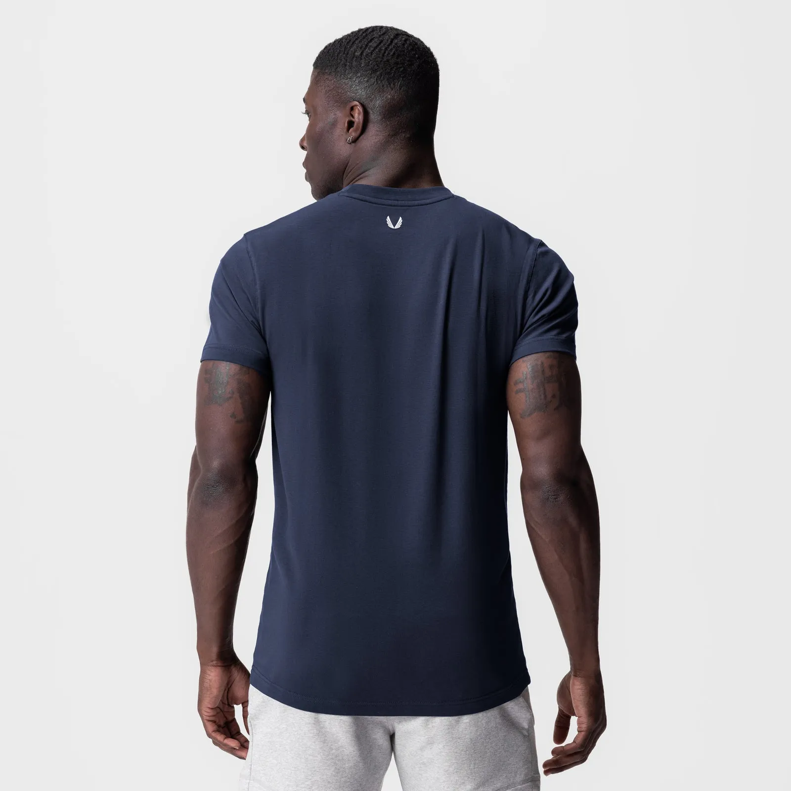 0923. Supima Essential Tee - Navy ASRV