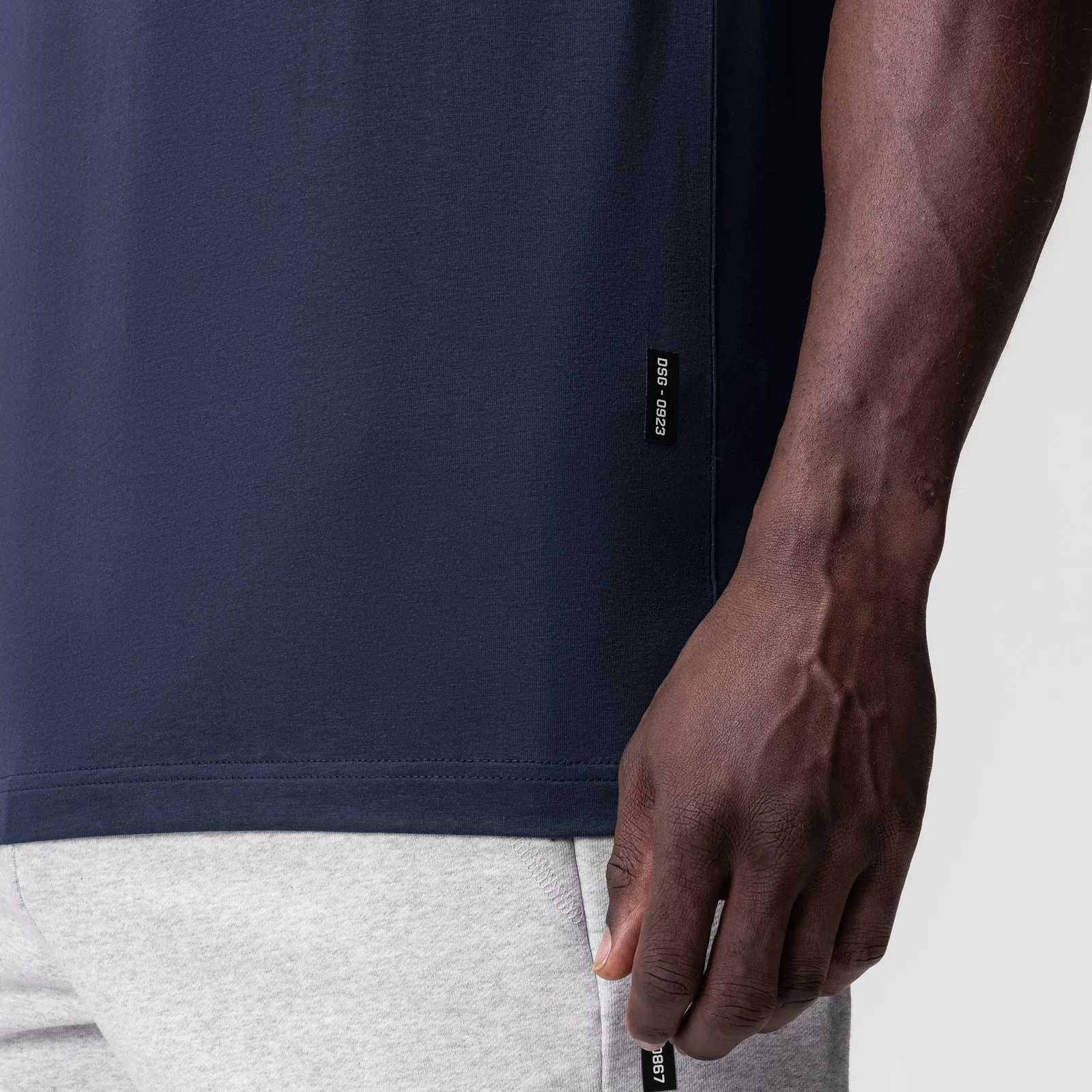 0923. Supima Essential Tee - Navy ASRV