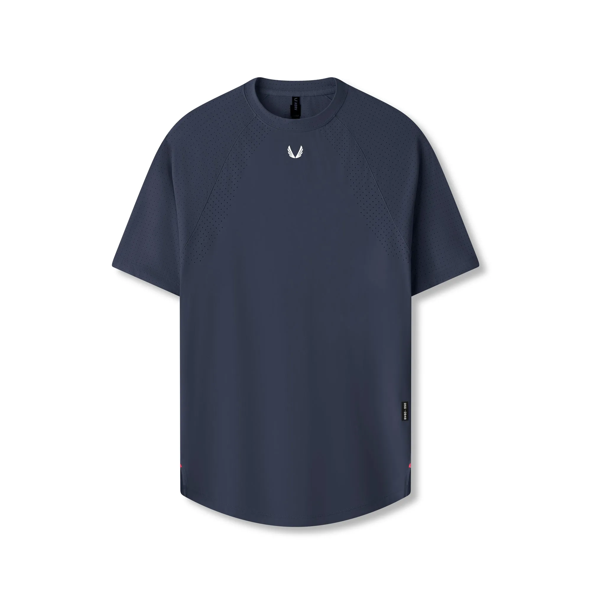 0948. Laser-Vent Established Tee - Navy ASRV
