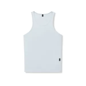 0986. CreoraTech Ribbed Tank - Ice Blue ASRV