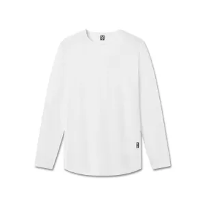 1058. Creora Cotton Modal Long Sleeve - White ASRV