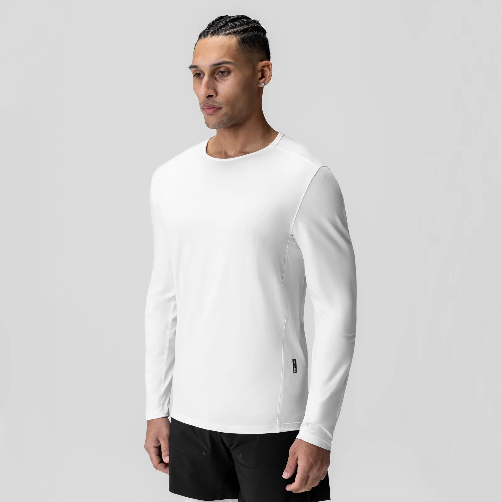 1058. Creora Cotton Modal Long Sleeve - White ASRV