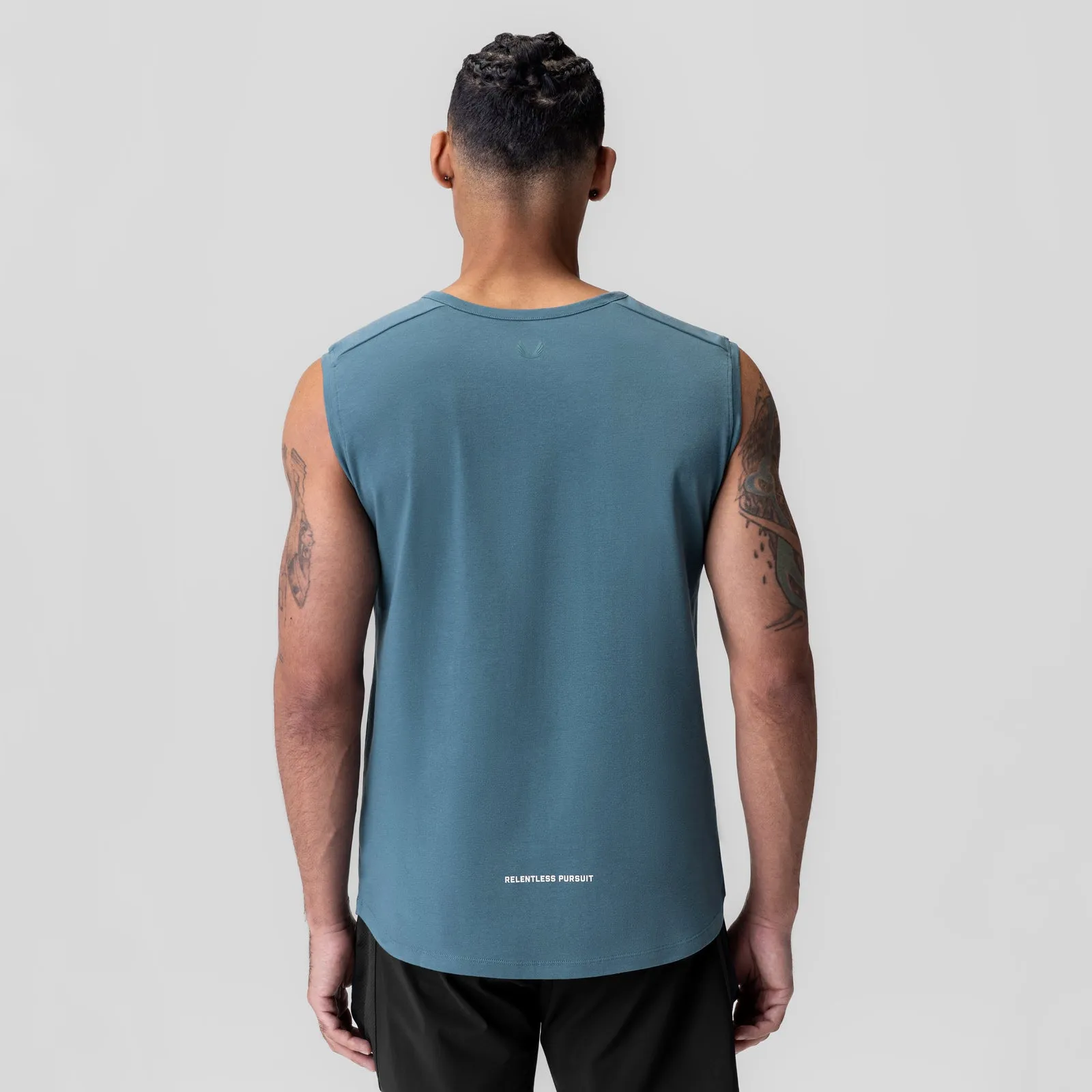 1060. Creora Cotton Modal Cutoff Tank - Storm ASRV