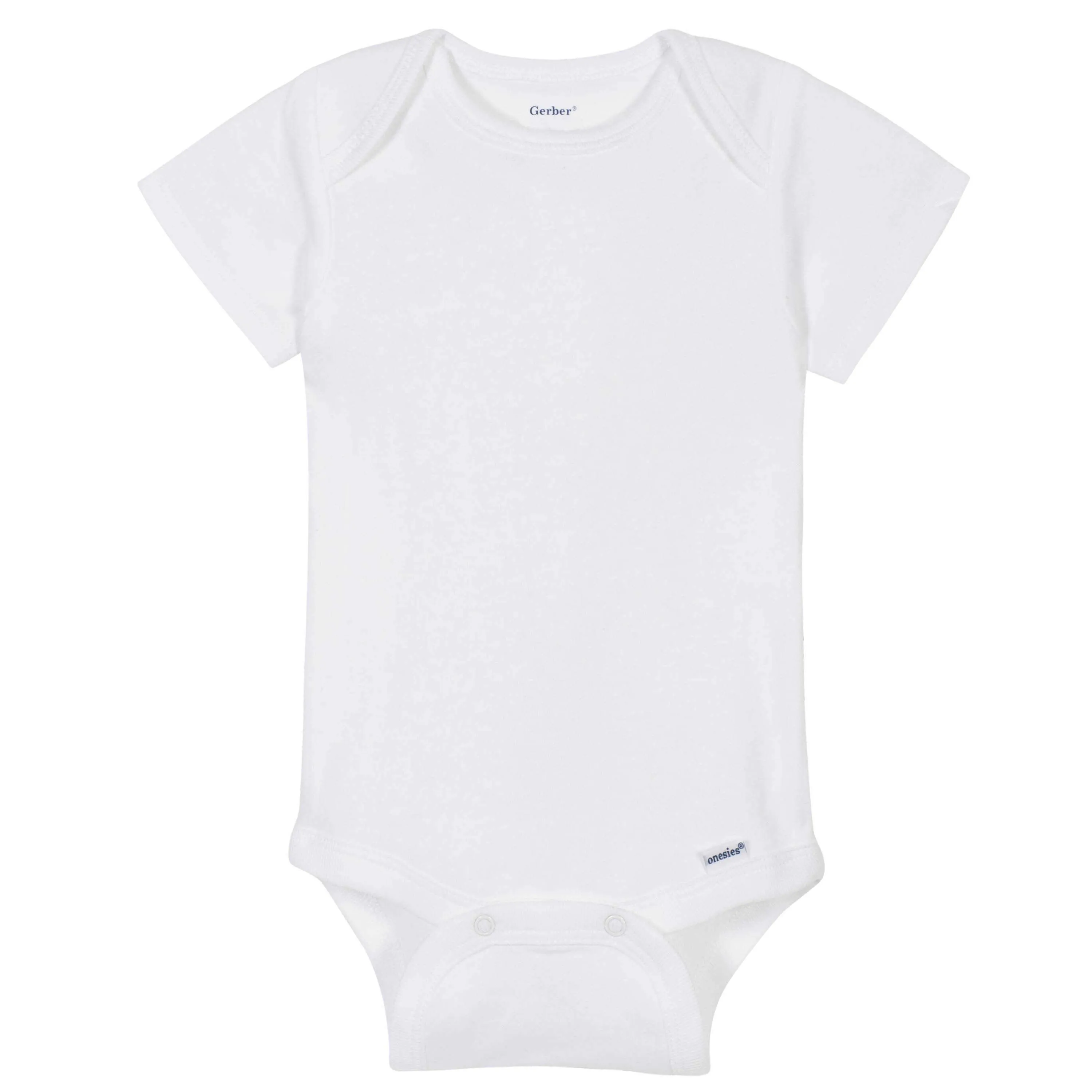 15-Pack White Onesies Bodysuits Bundle Gerber Childrenswea