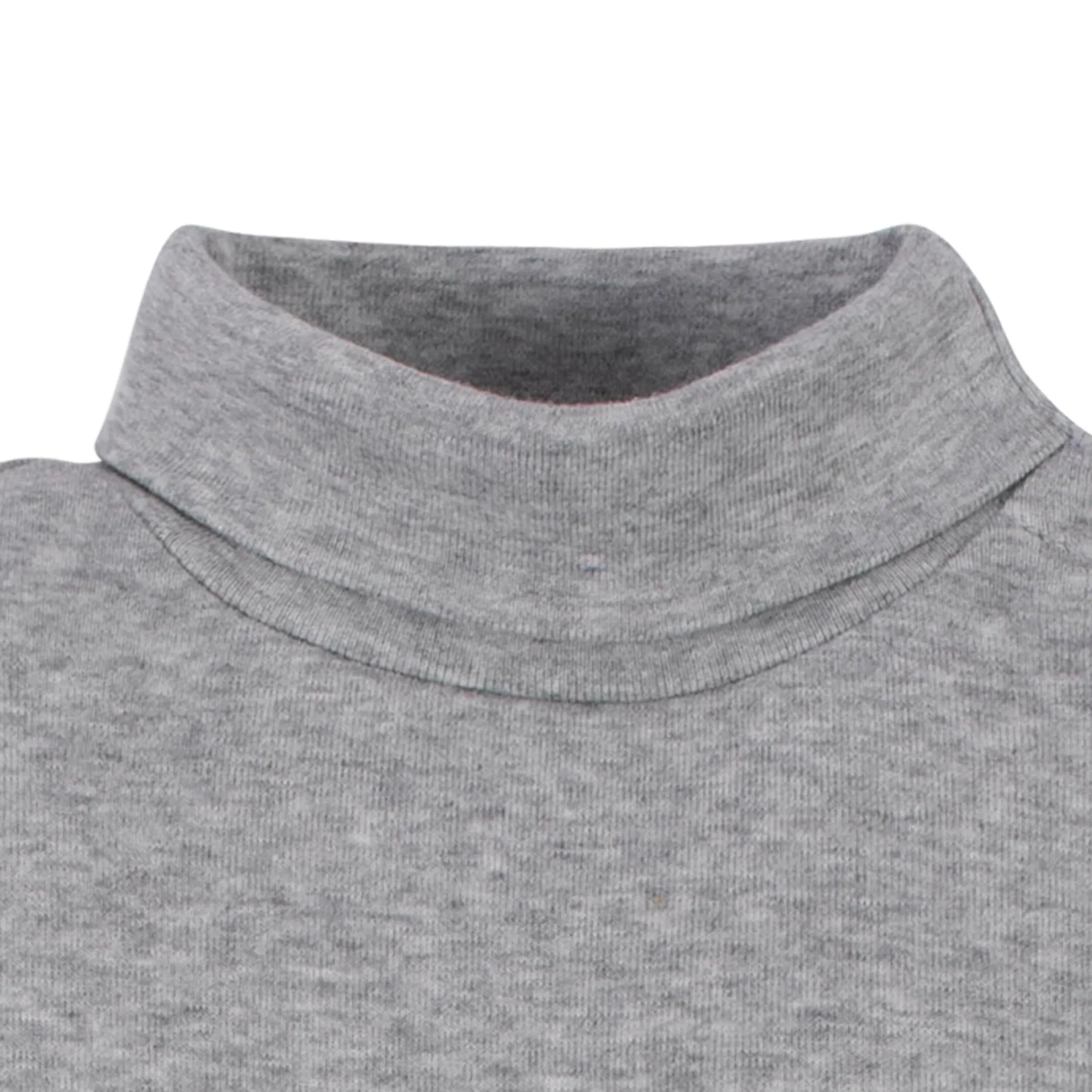 2-Pack Baby & Toddler Neutral Grey Heather Long Sleeve Turtleneck Onesies Bodysuits Gerber Childrenswea