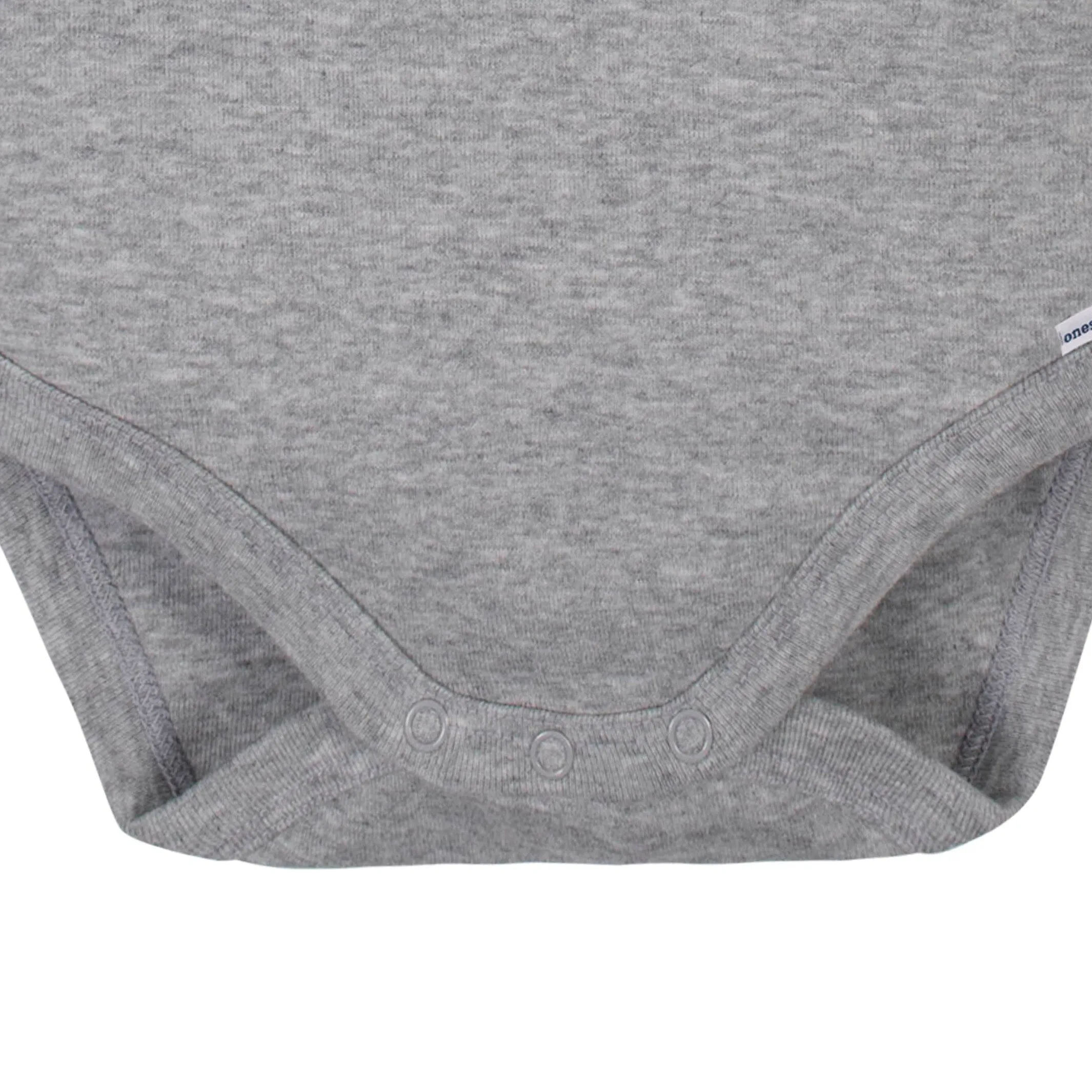 2-Pack Baby & Toddler Neutral Grey Heather Long Sleeve Turtleneck Onesies Bodysuits Gerber Childrenswea