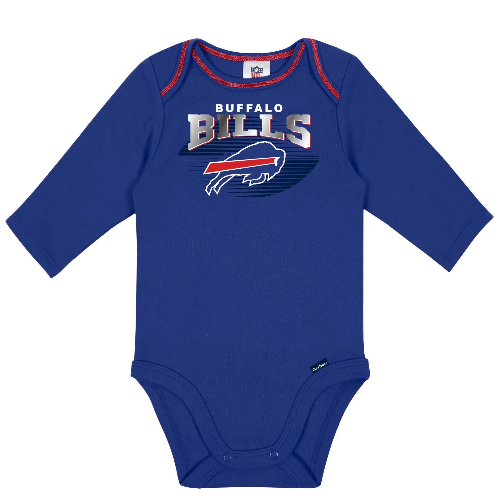 2-Pack Baby Boys Bills Long Sleeve Bodysuits Gerber Childrenswea
