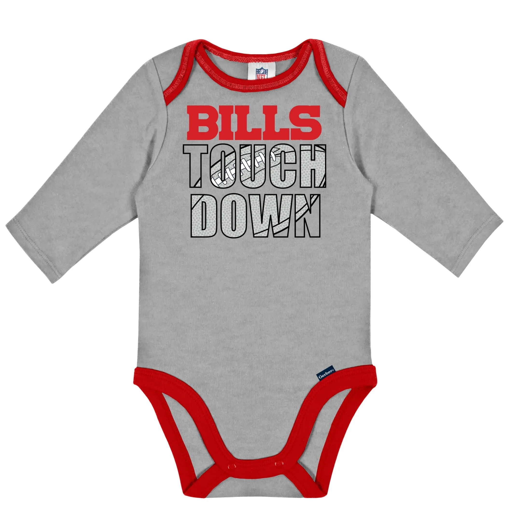 2-Pack Baby Boys Bills Long Sleeve Bodysuits Gerber Childrenswea