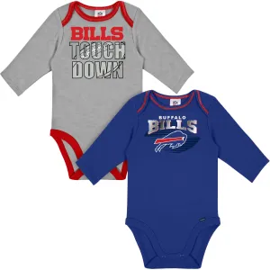 2-Pack Baby Boys Bills Long Sleeve Bodysuits Gerber Childrenswea