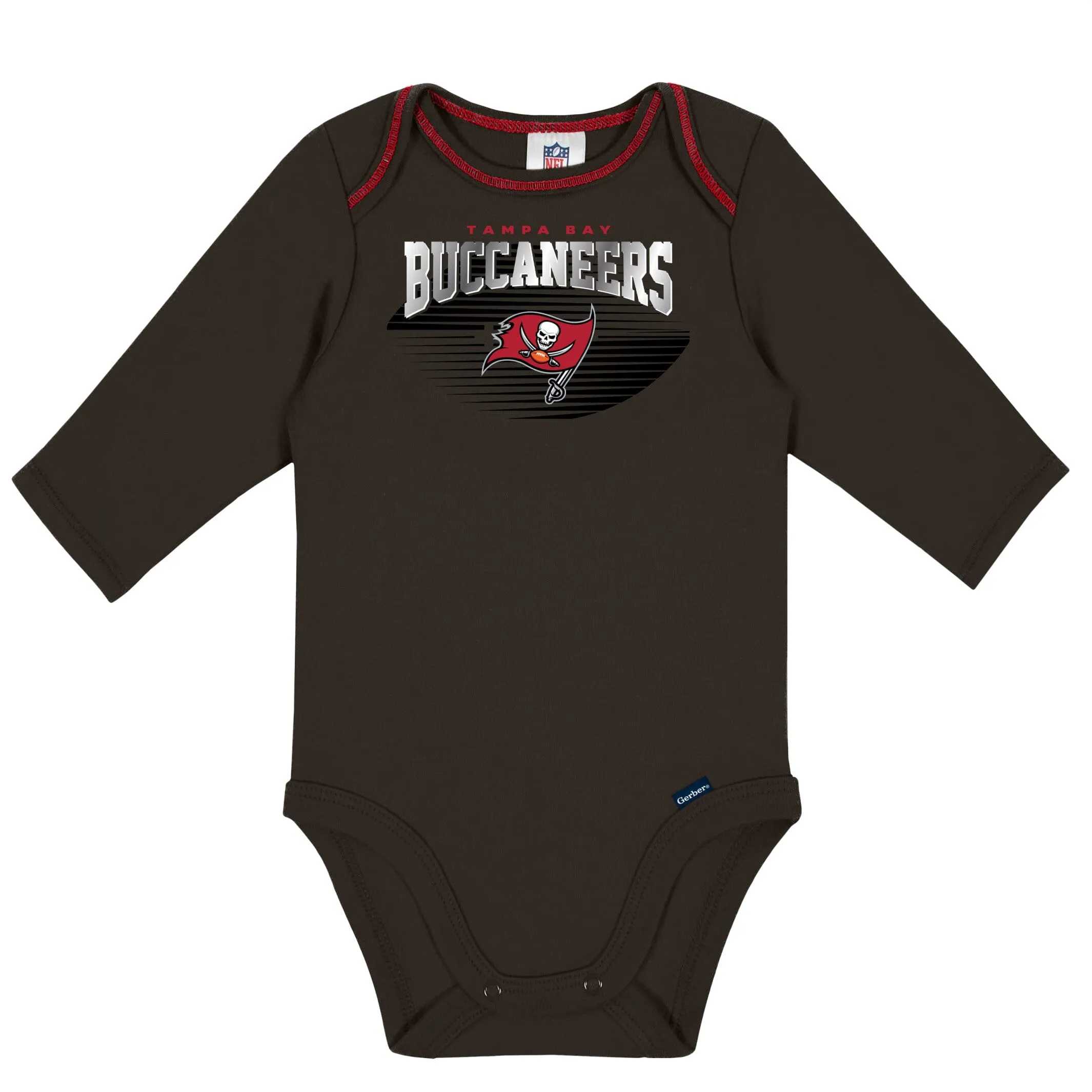 2-Pack Baby Boys Buccaneers Long Sleeve Bodysuits Gerber Childrenswea