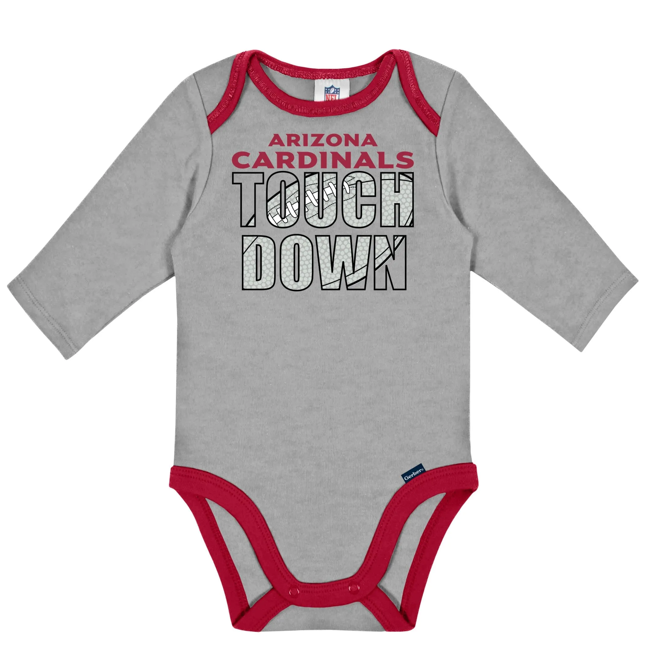 2-Pack Baby Boys Cardinals Long Sleeve Bodysuits Gerber Childrenswea