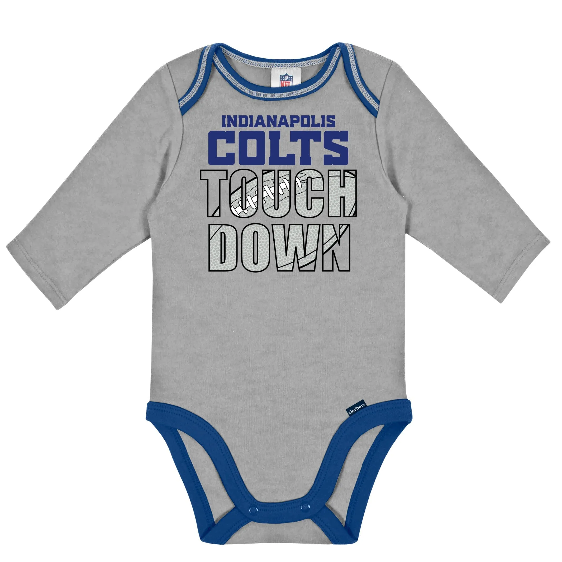 2-Pack Baby Boys Colts Long Sleeve Bodysuits Gerber Childrenswea
