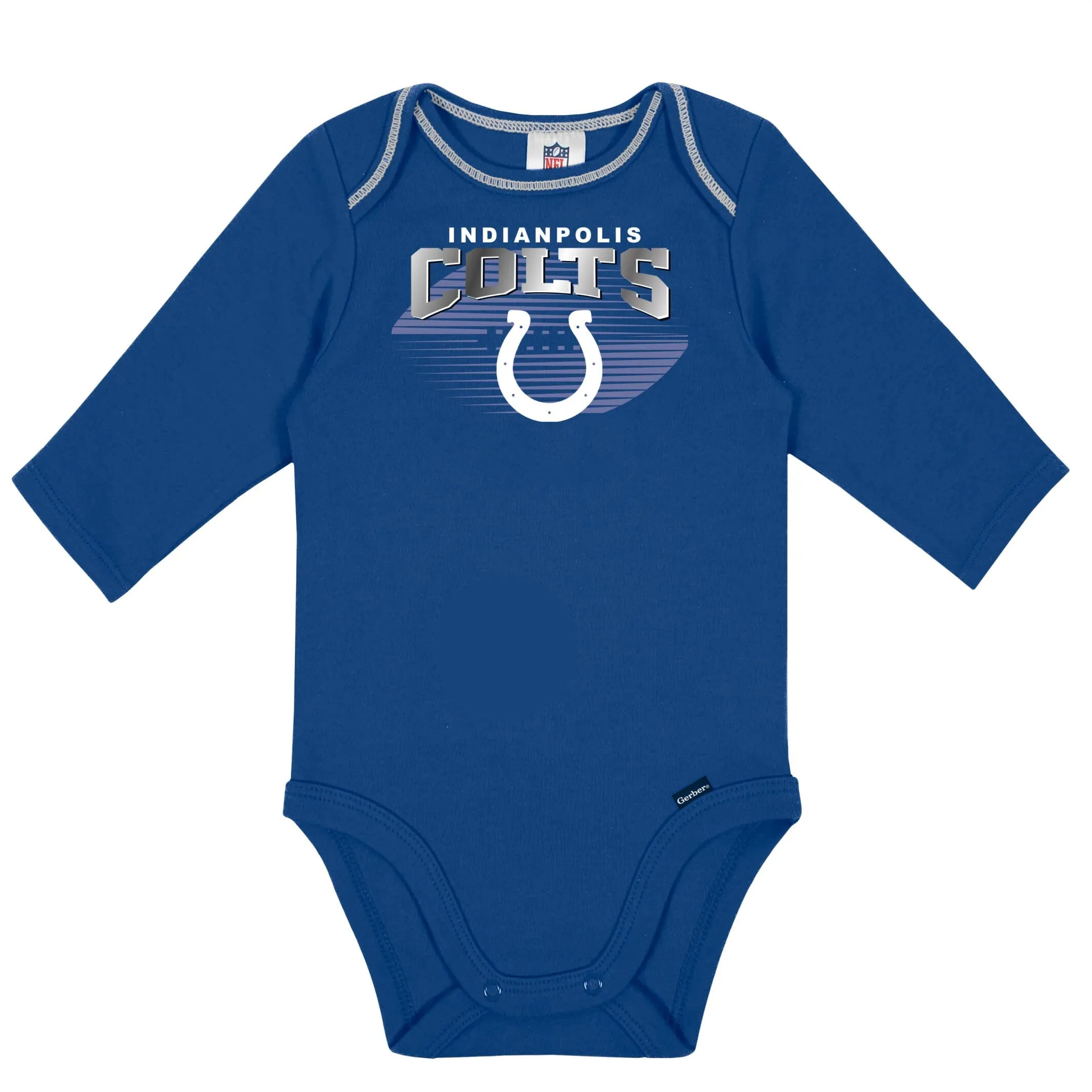 2-Pack Baby Boys Colts Long Sleeve Bodysuits Gerber Childrenswea