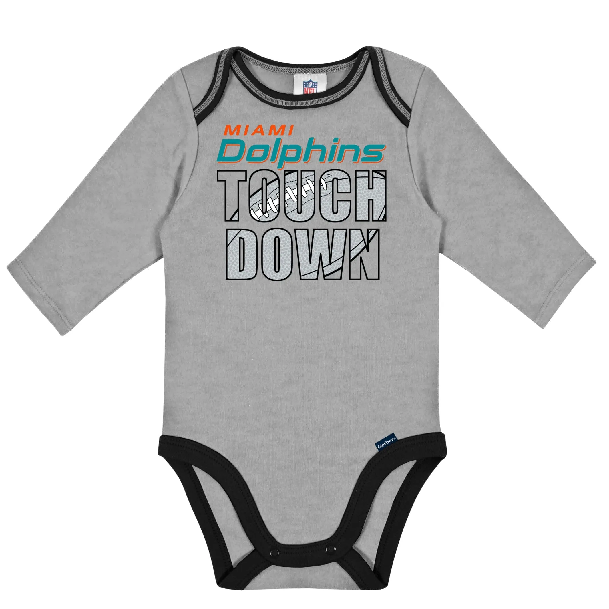 2-Pack Baby Boys Dolphins Long Sleeve Bodysuits Gerber Childrenswea
