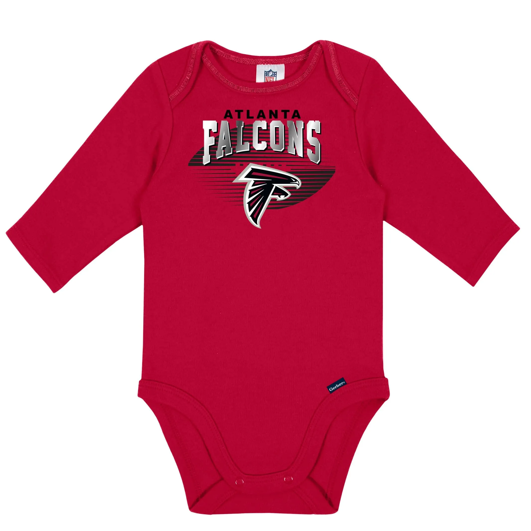 2-Pack Baby Boys Falcons Long Sleeve Bodysuits Gerber Childrenswea