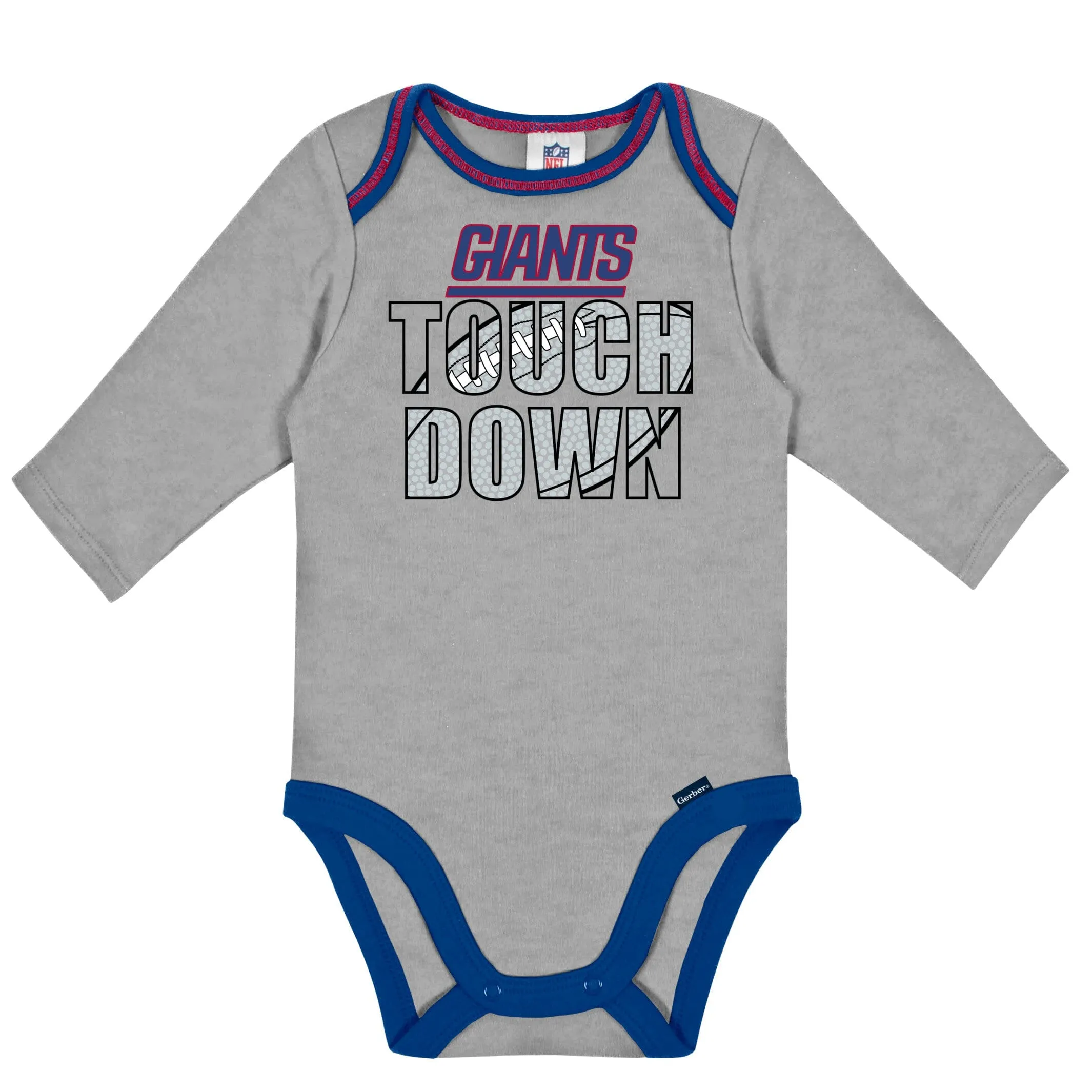 2-Pack Baby Boys Giants Long Sleeve Bodysuits Gerber Childrenswea