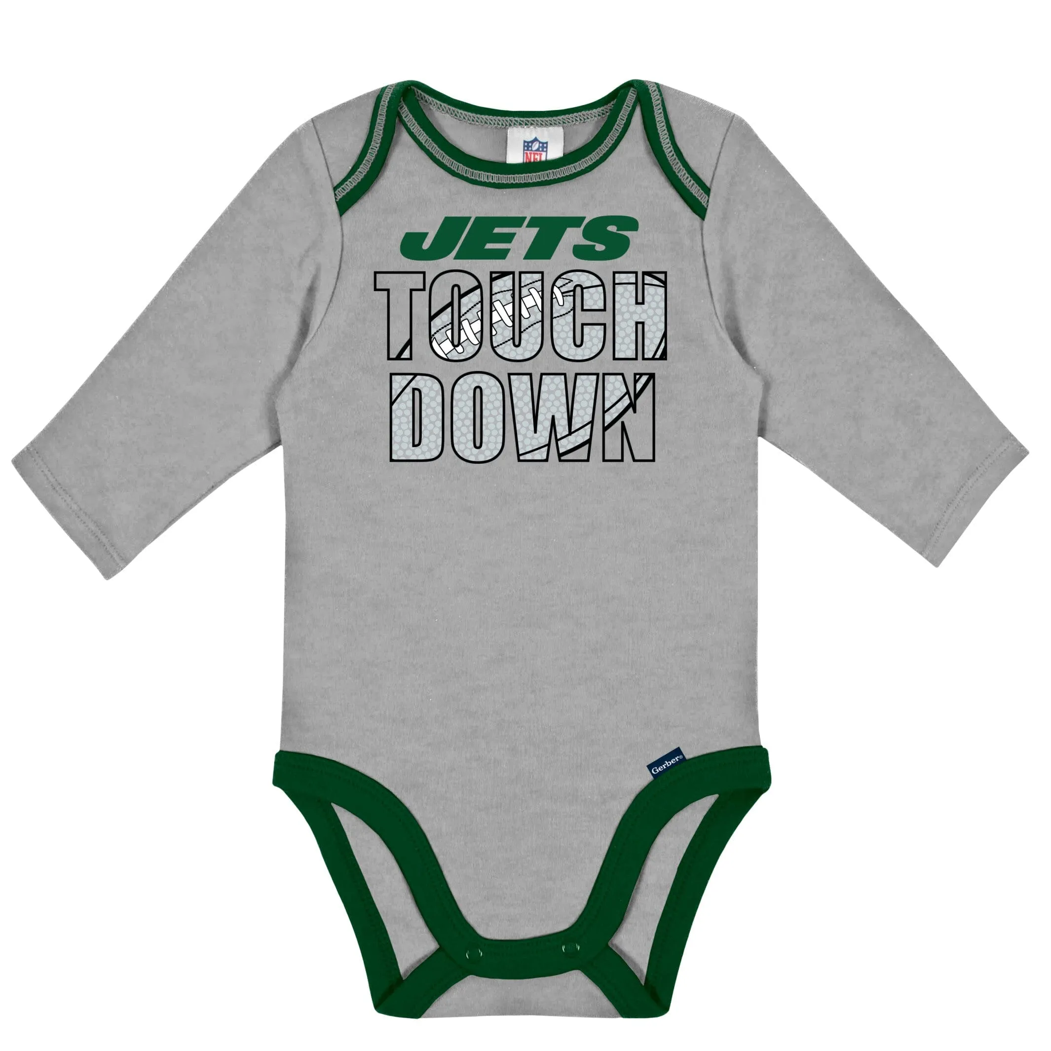 2-Pack Baby Boys Jets Long Sleeve Bodysuits Gerber Childrenswea