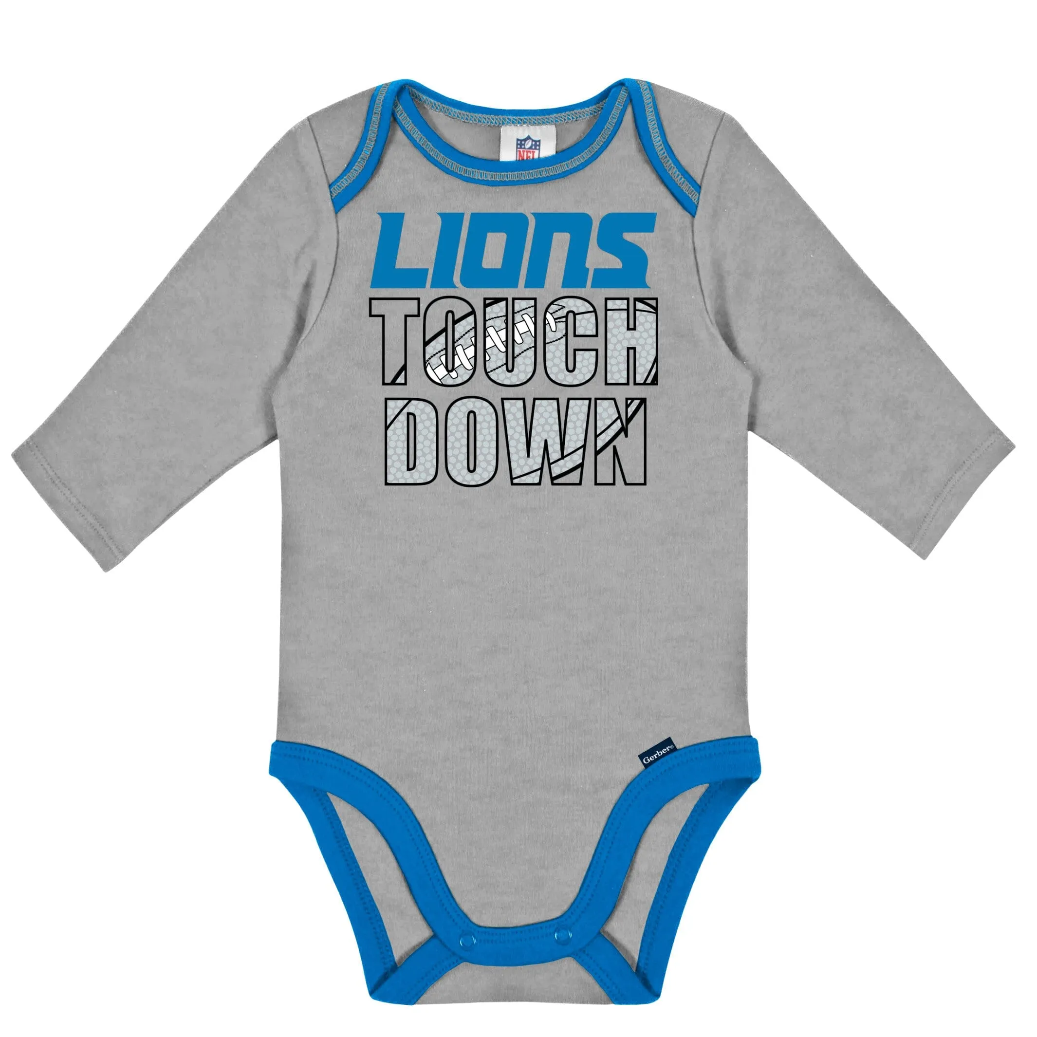 2-Pack Baby Boys Lions Long Sleeve Bodysuits Gerber Childrenswea