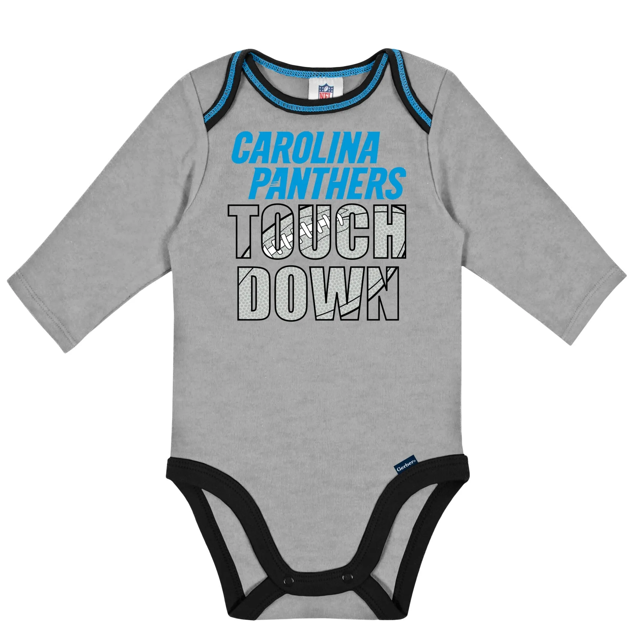 2-Pack Baby Boys Panthers Long Sleeve Bodysuits Gerber Childrenswea