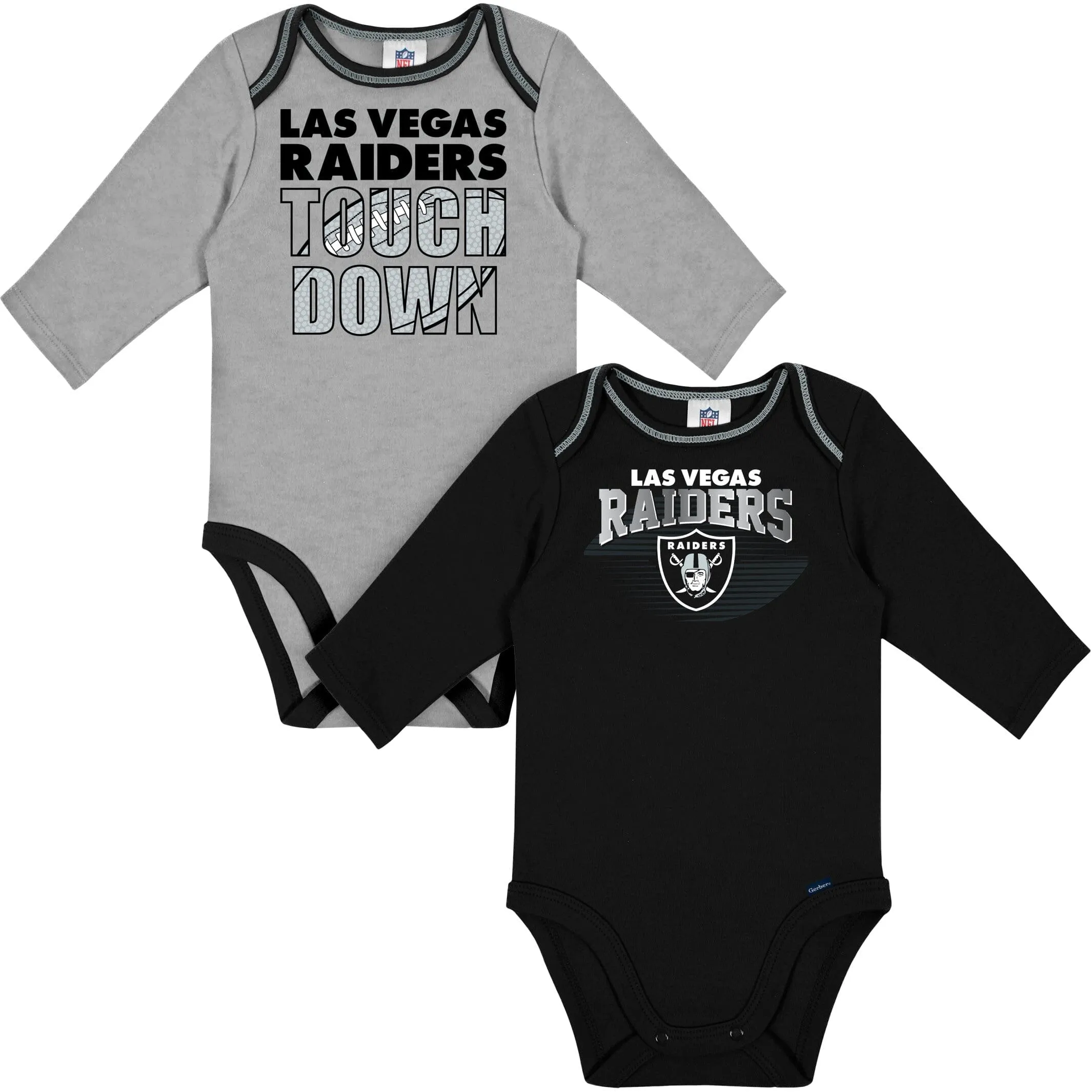 2-Pack Baby Boys Raiders Long Sleeve Bodysuits Gerber Childrenswea