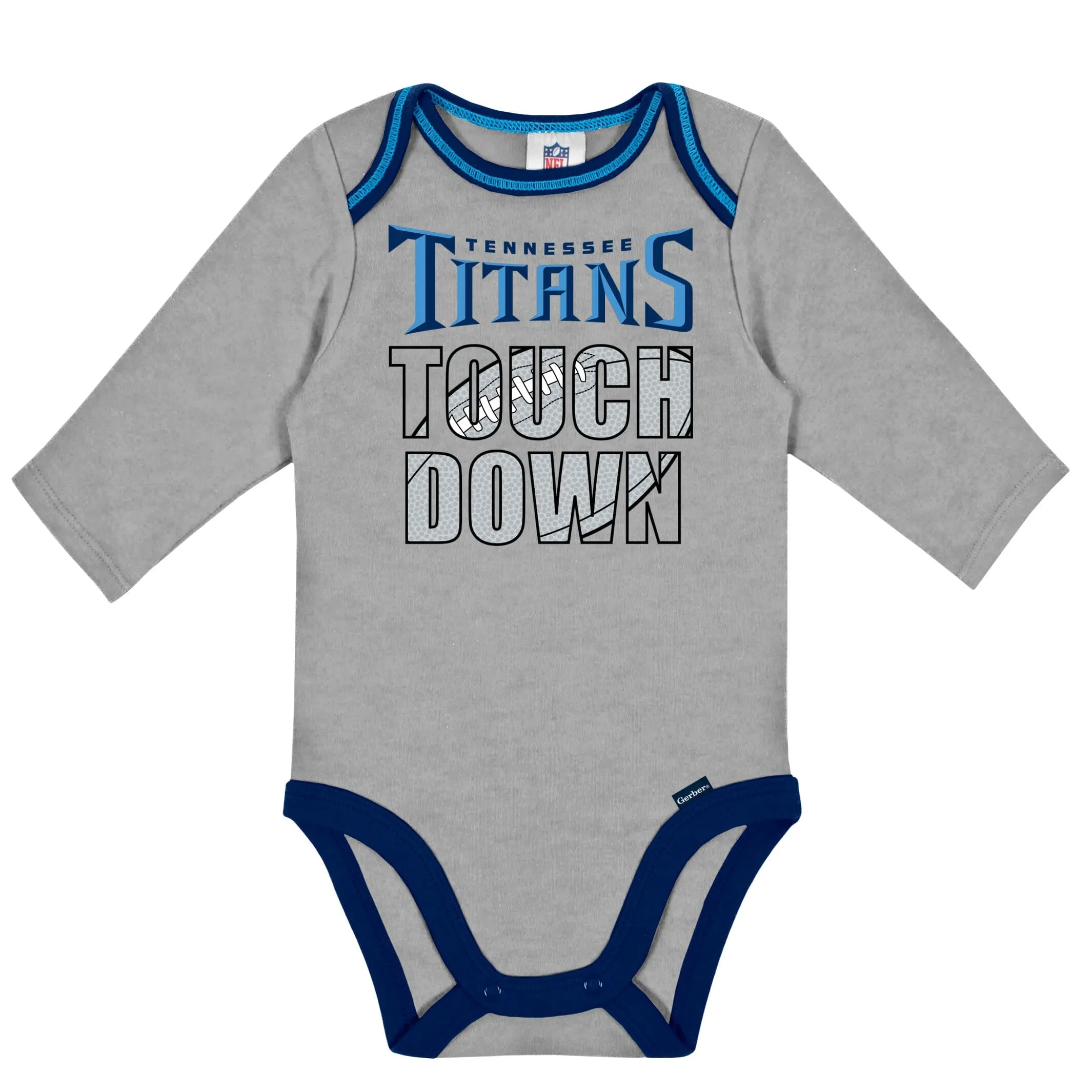2-Pack Baby Boys Titans Long Sleeve Bodysuits Gerber Childrenswea