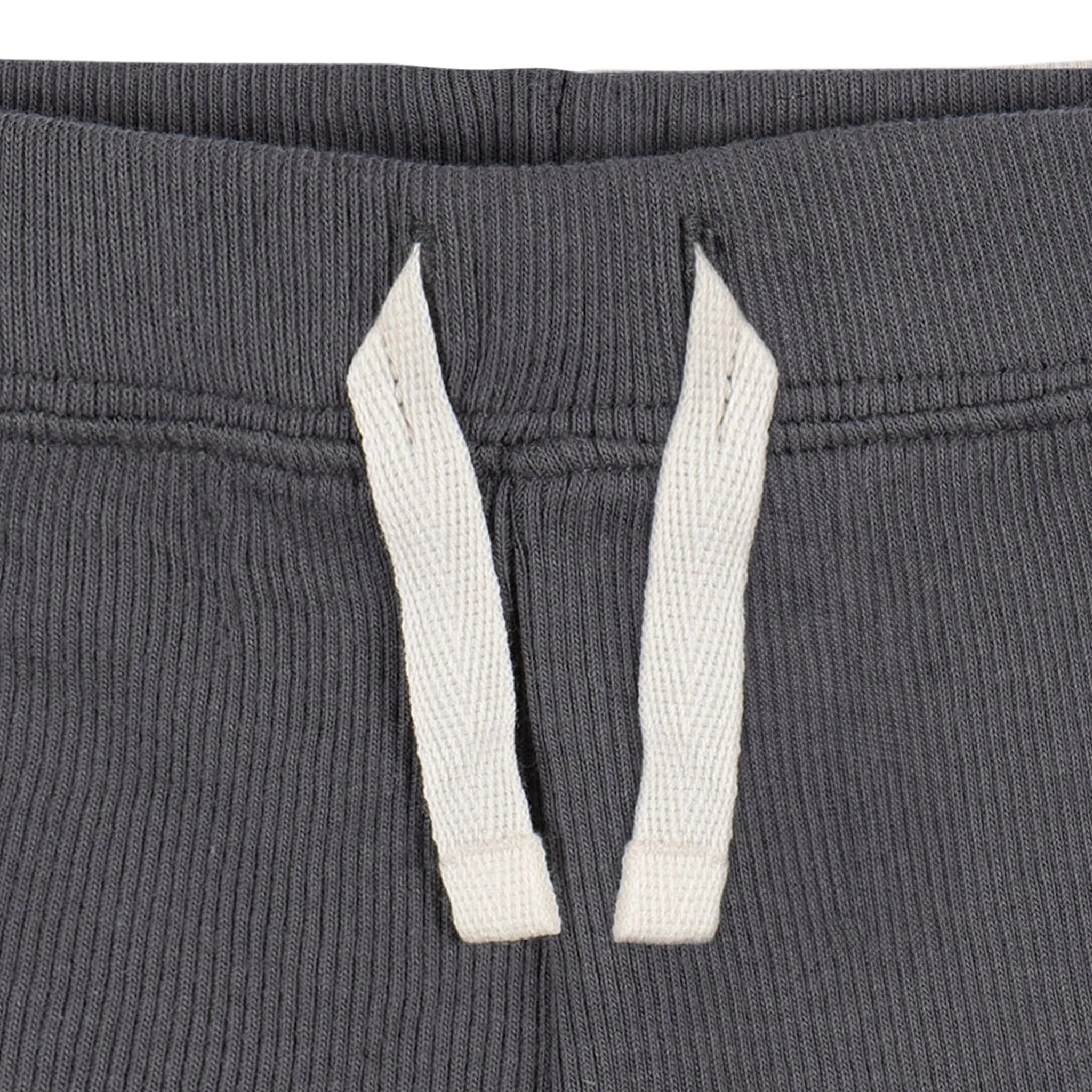 2-Piece Baby Boys Dark Grey Bodysuit and Shorts Set Gerber Childrenswea