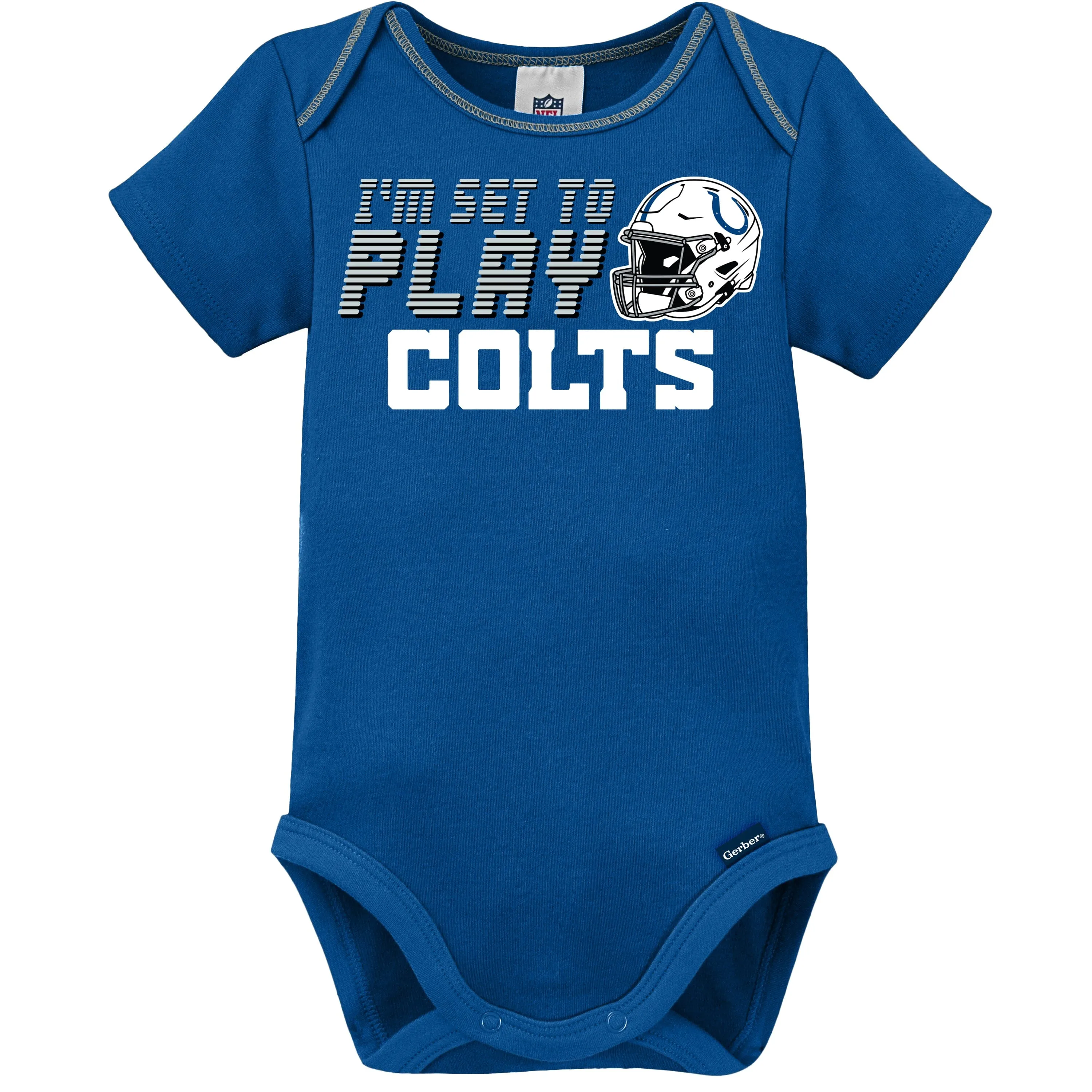3-Pack Baby Boys Colts Short Sleeve Bodysuits Gerber Childrenswea