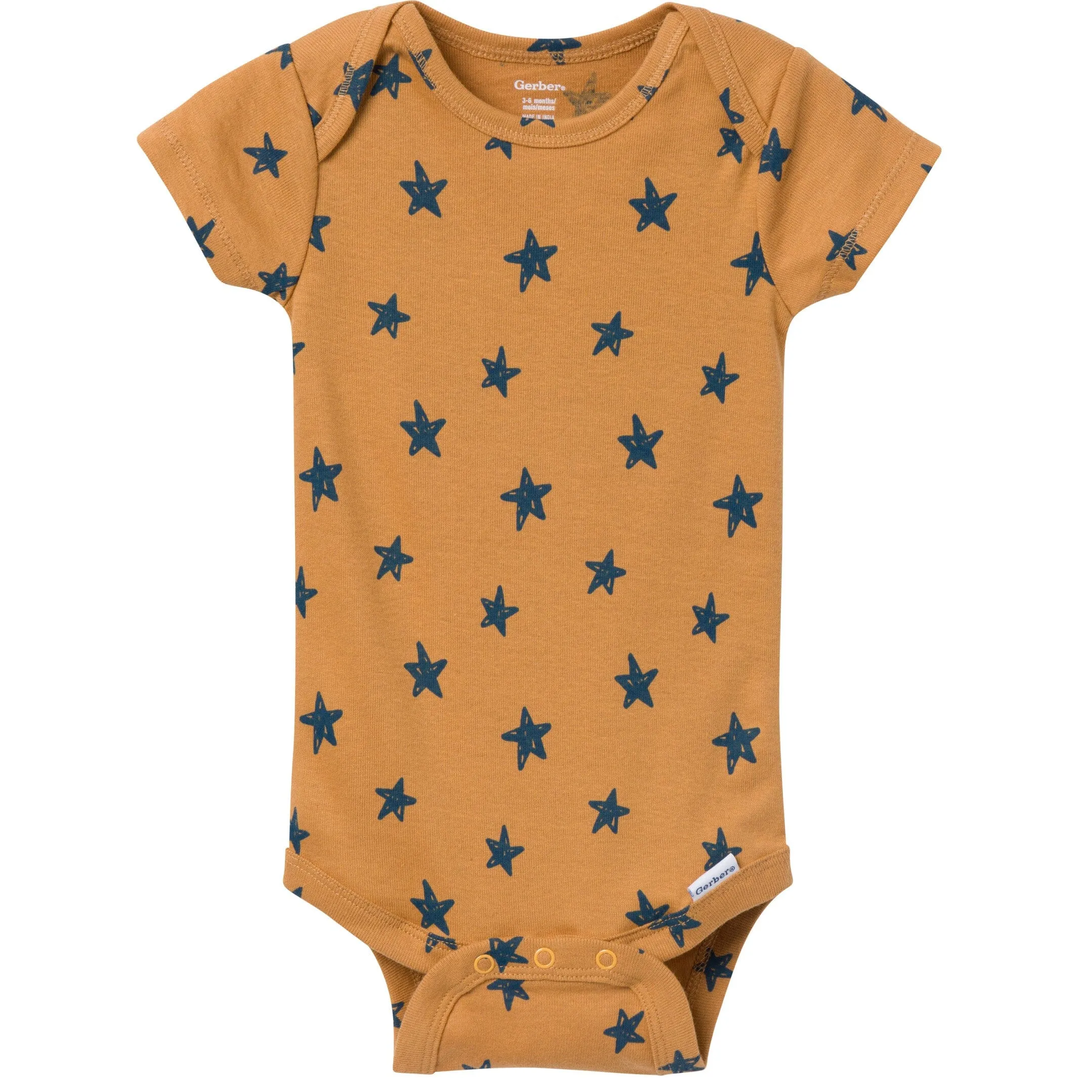 3-Pack Baby Boys Dino Dude Onesies Bodysuits Gerber Childrenswea