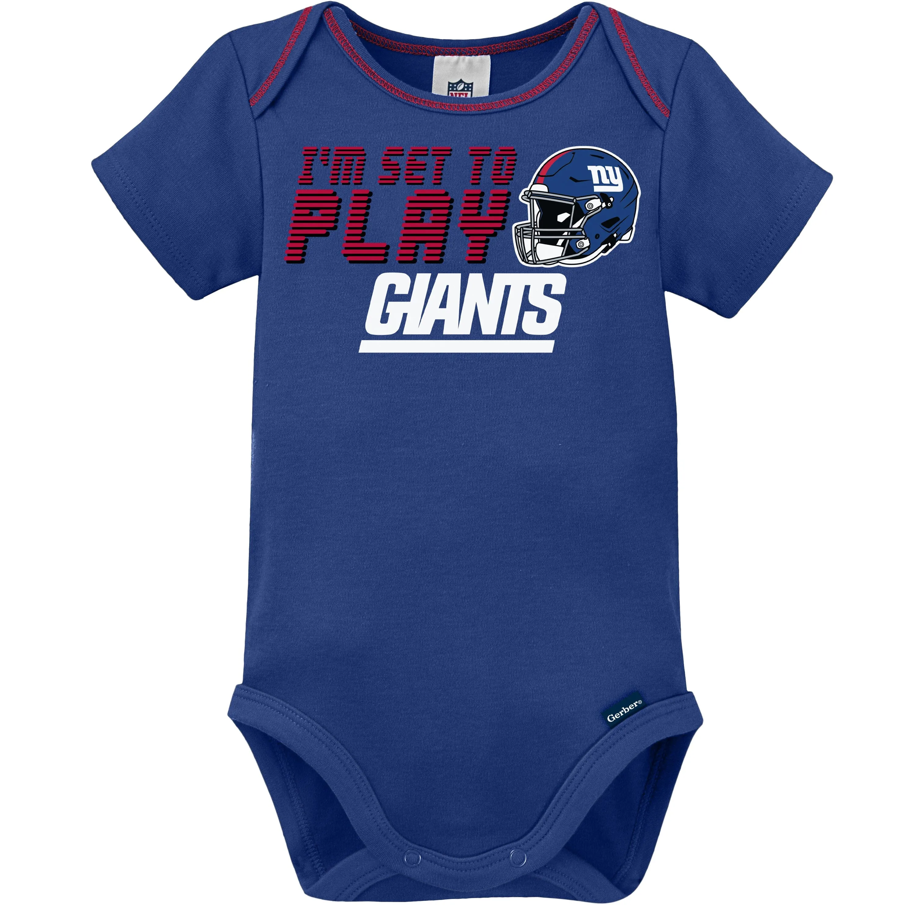 3-Pack Baby Boys Giants Short Sleeve Bodysuits Gerber Childrenswea