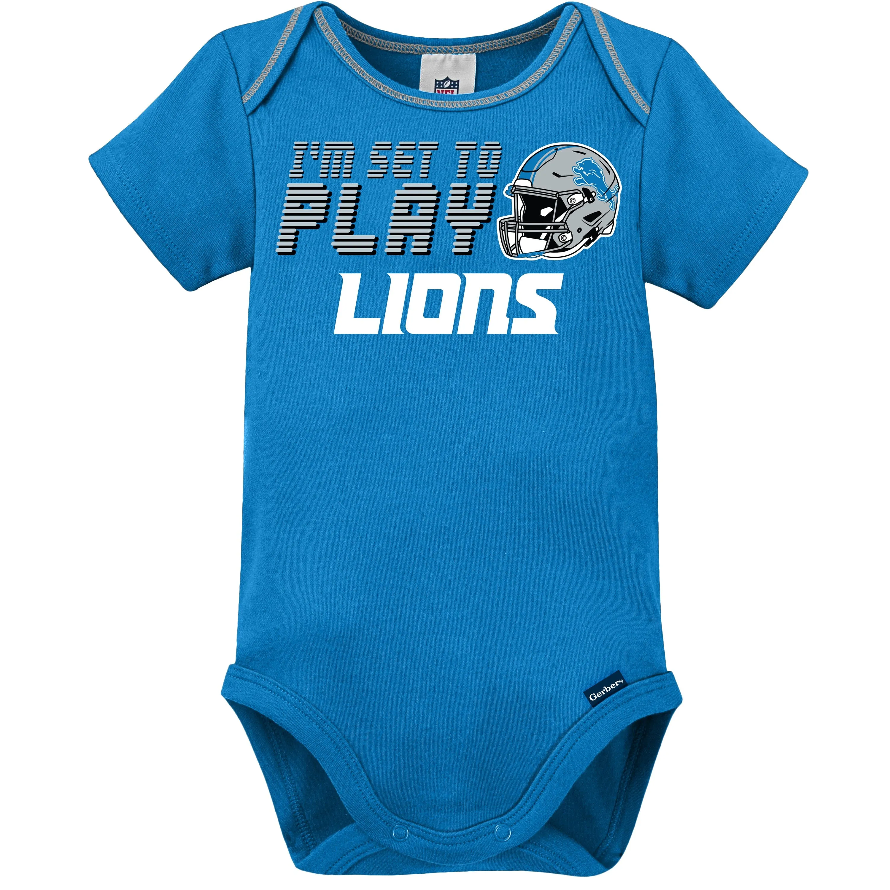 3-Pack Baby Boys Lions Short Sleeve Bodysuits Gerber Childrenswea