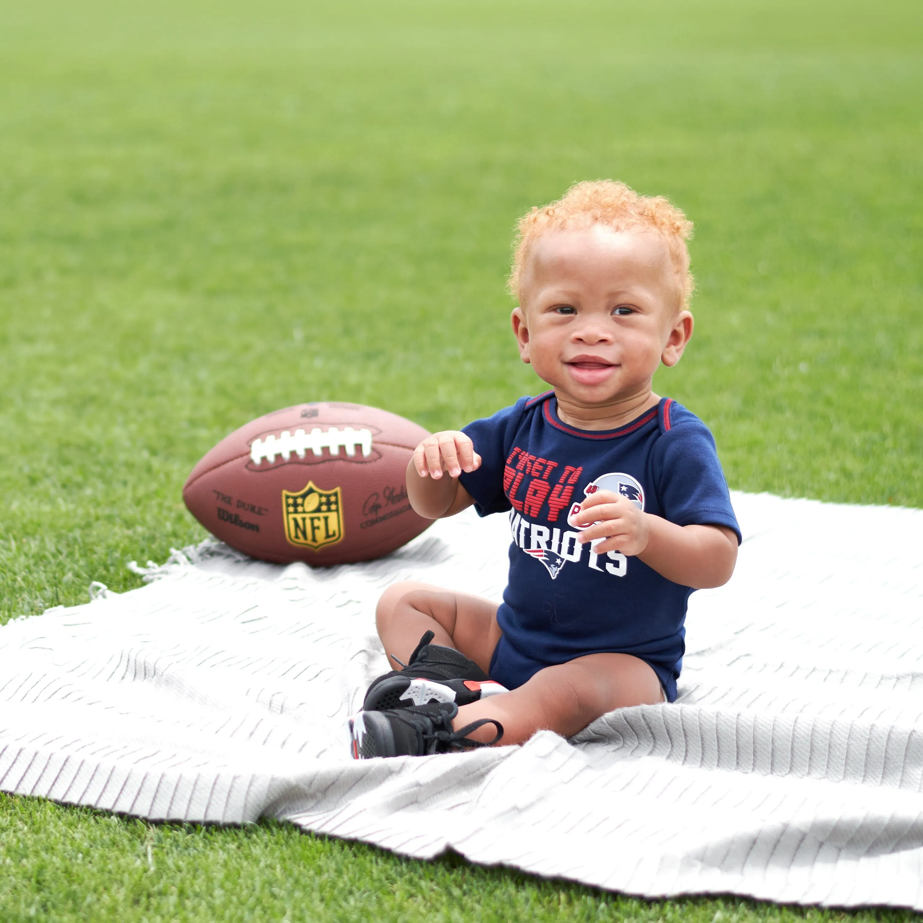 3-Pack Baby Boys Patriots Short Sleeve Bodysuits Gerber Childrenswea