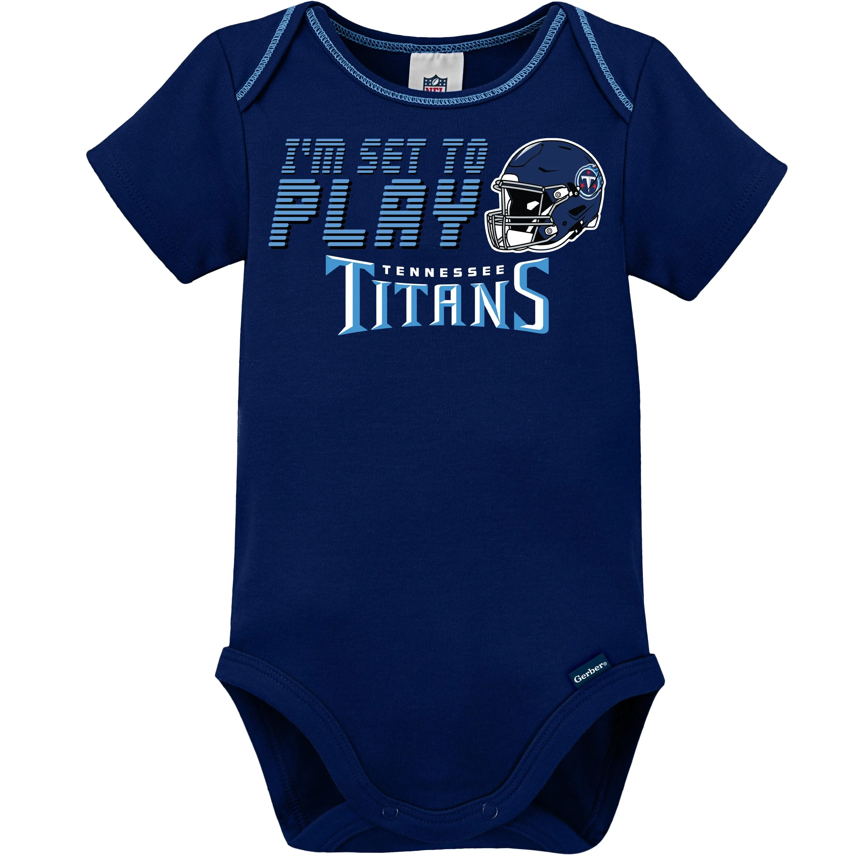 3-Pack Baby Boys Tennessee Titans Short Sleeve Bodysuits Gerber Childrenswea