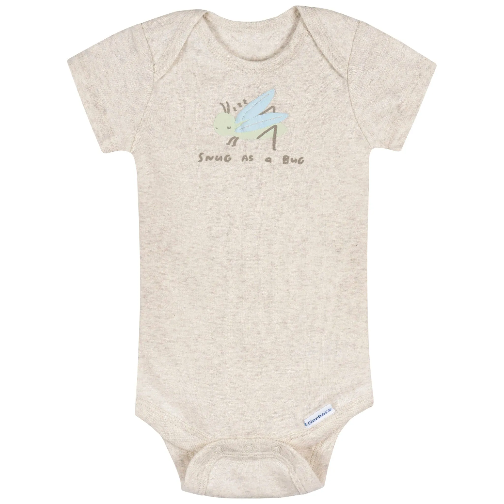 3-Pack Baby Neutral Park Life Short Sleeve Onesies Bodysuits Gerber Childrenswea