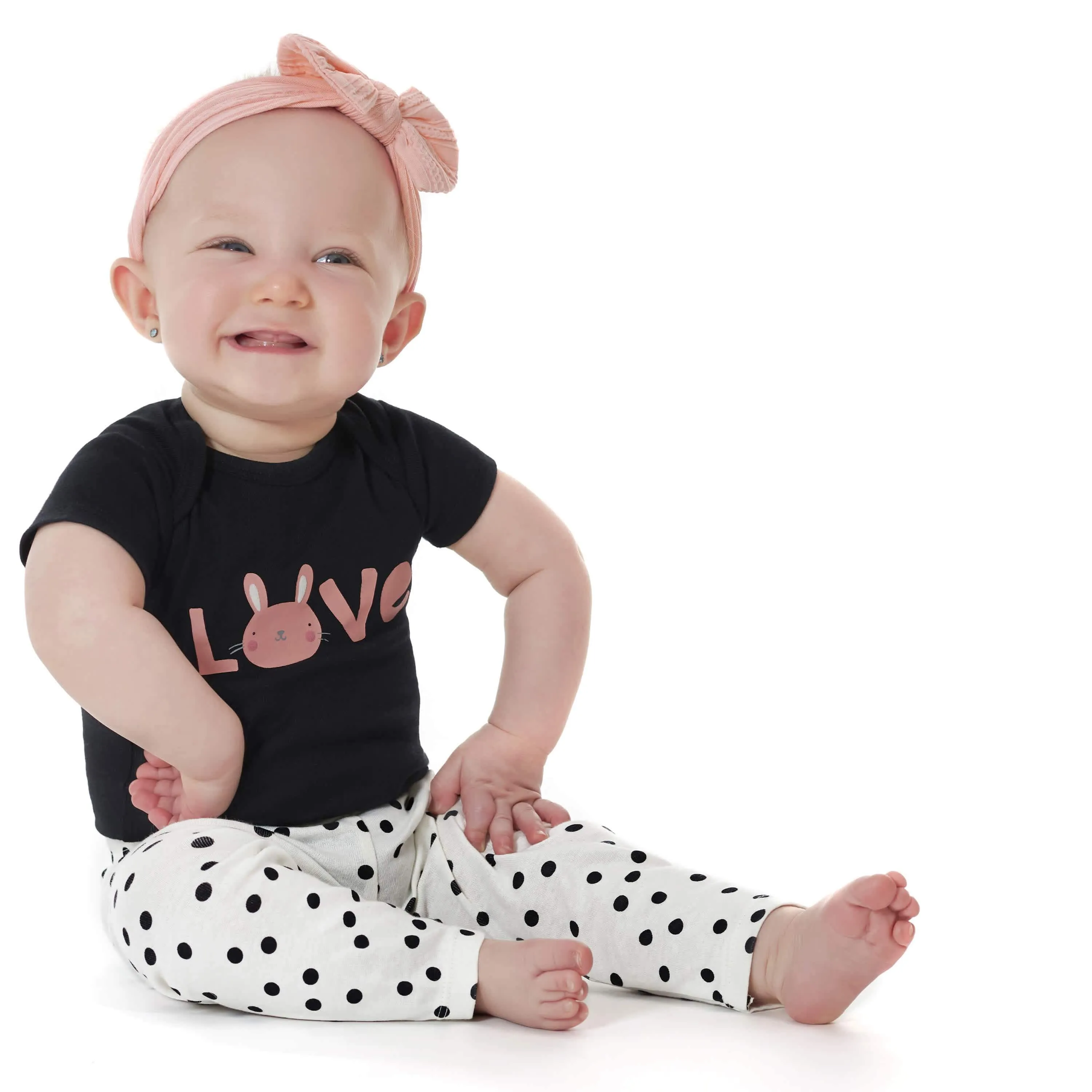 4-Pack Baby Girls Dots Pants Gerber Childrenswea