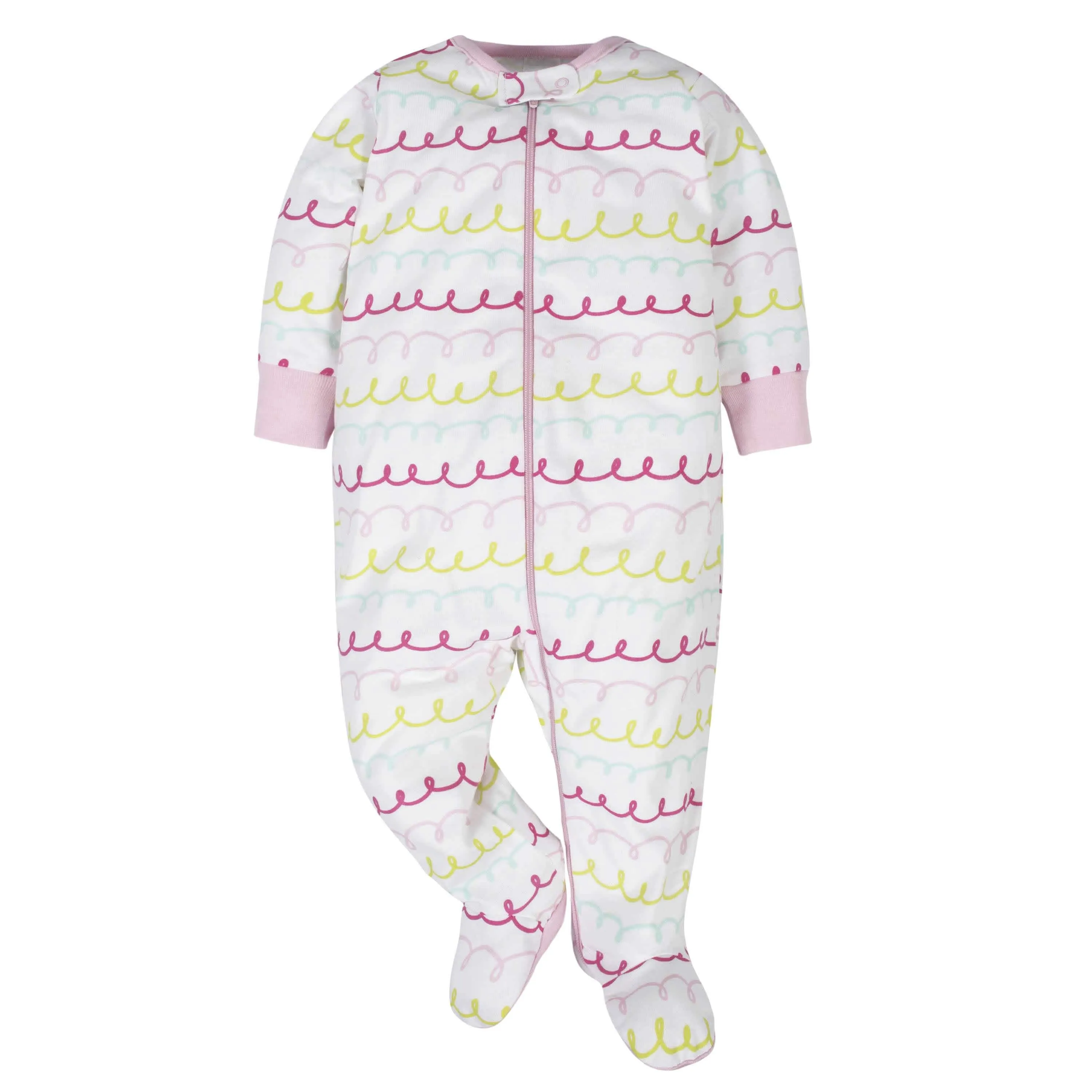 4-Pack Baby Girls Sweet Treat Sleep 'N Plays Gerber Childrenswea