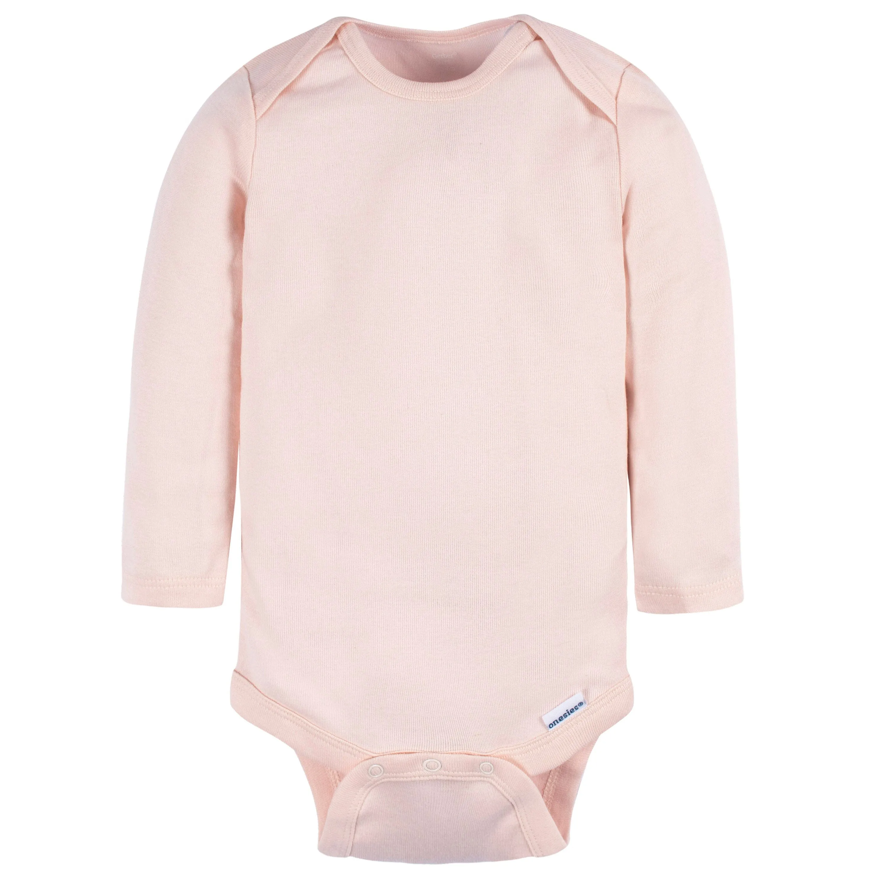 4-Pack Baby Neutral Blue/ Pink Long Sleeve Onesies Bodysuits Gerber Childrenswea