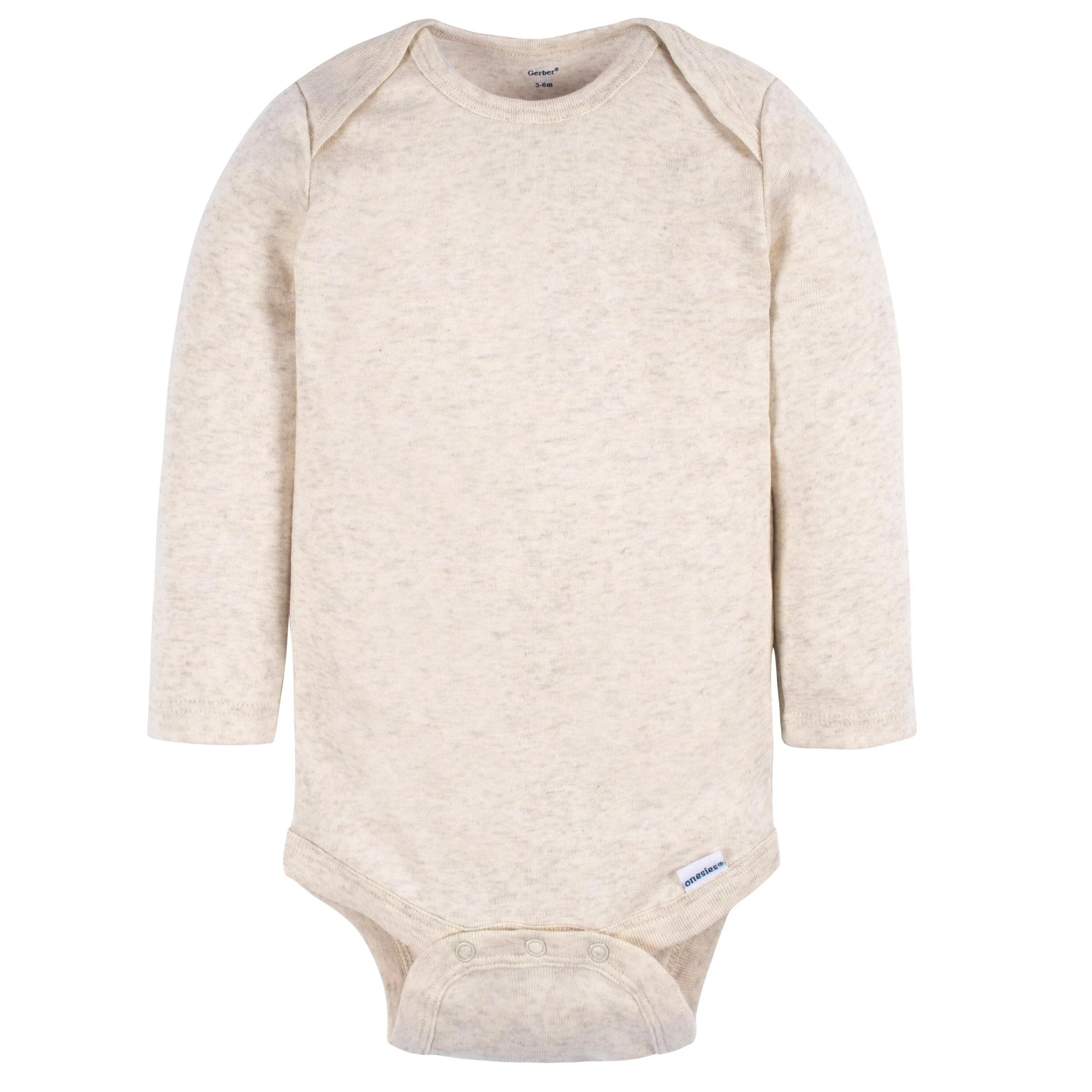 4-Pack Baby Neutral Blue/ Pink Long Sleeve Onesies Bodysuits Gerber Childrenswea