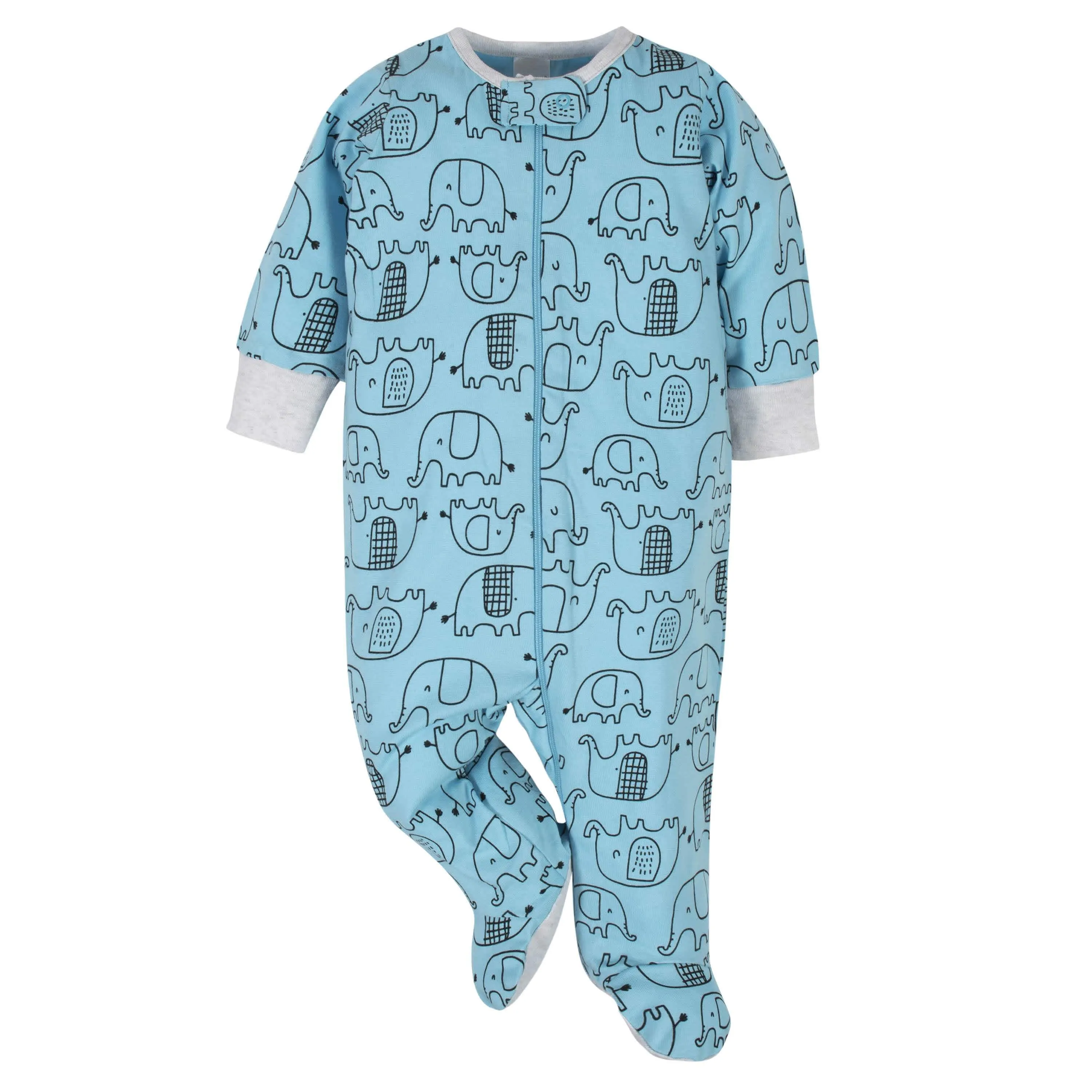 4-Pack Baby Neutral Elephant Sleep 'N Plays Gerber Childrenswea