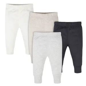 4-Pack Baby Neutral Gray Heather Pants Gerber Childrenswea