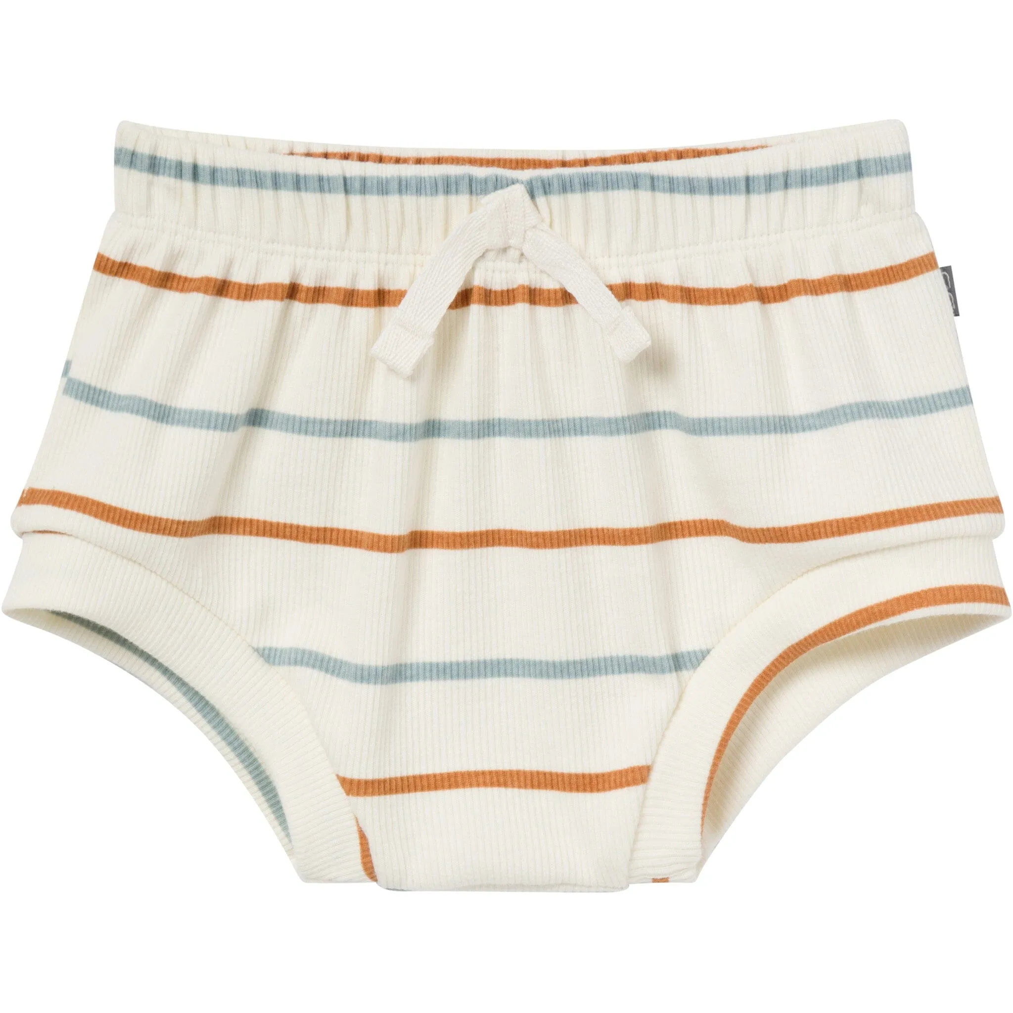 4-Piece Baby Boys Ivory Stripe Short Sleeve Bodysuits and Shorts Set Gerber Childrenswea