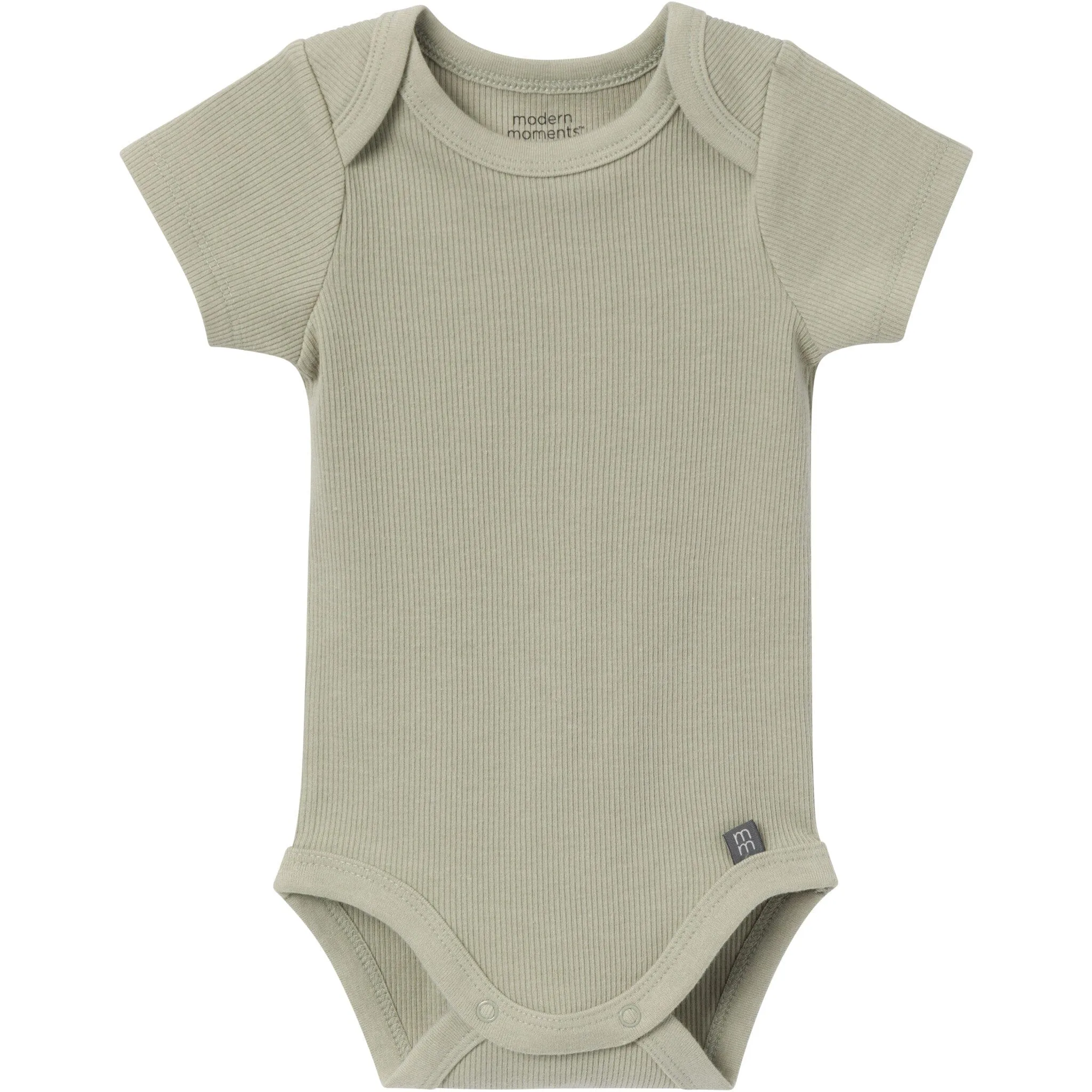 4-Piece Baby Neutral Ivory Mini Island Short Sleeve Bodysuits and Shorts Set Gerber Childrenswea