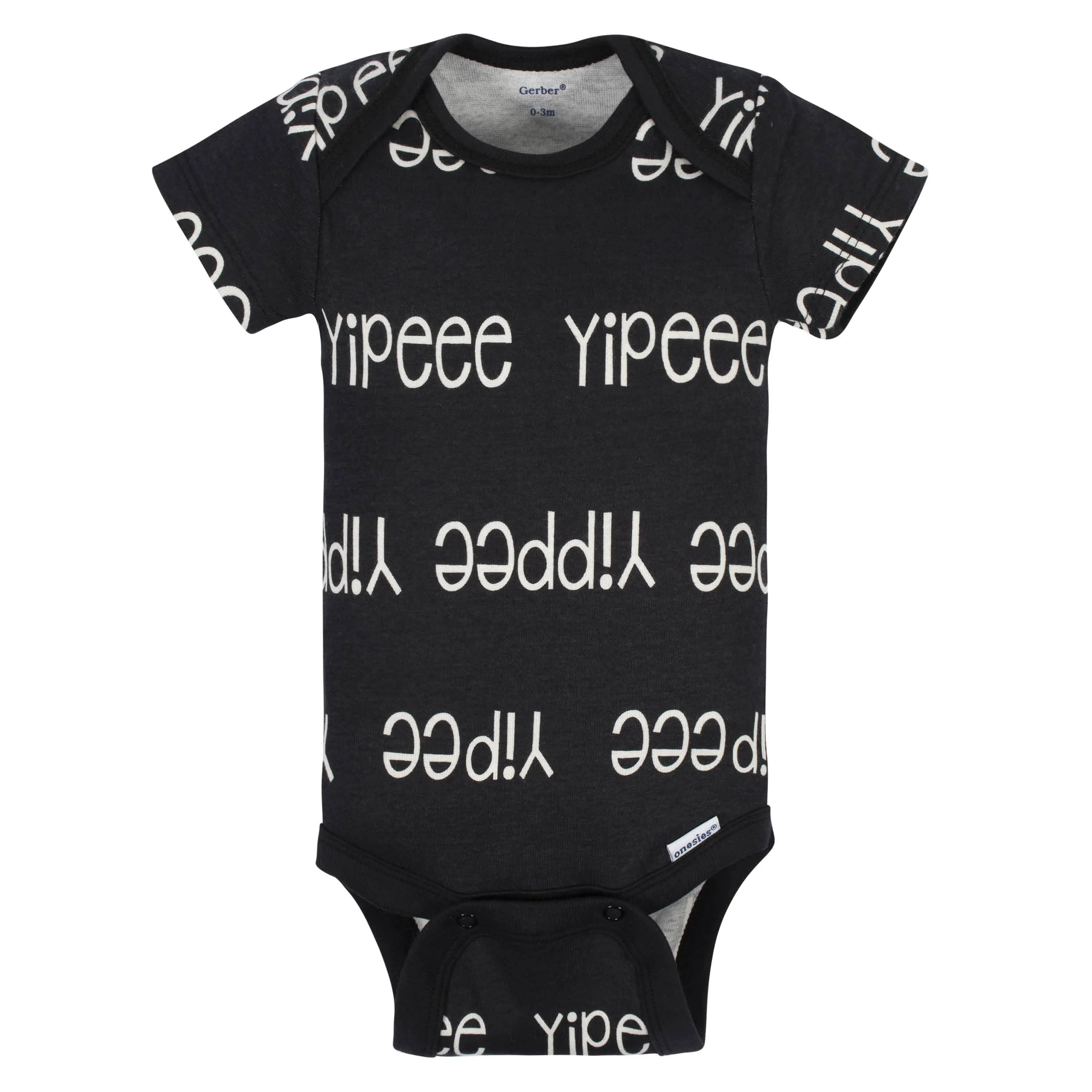 5-Pack Baby Boys Comfy Stretch Badger Short Sleeve Onesies Bodysuits Gerber Childrenswea