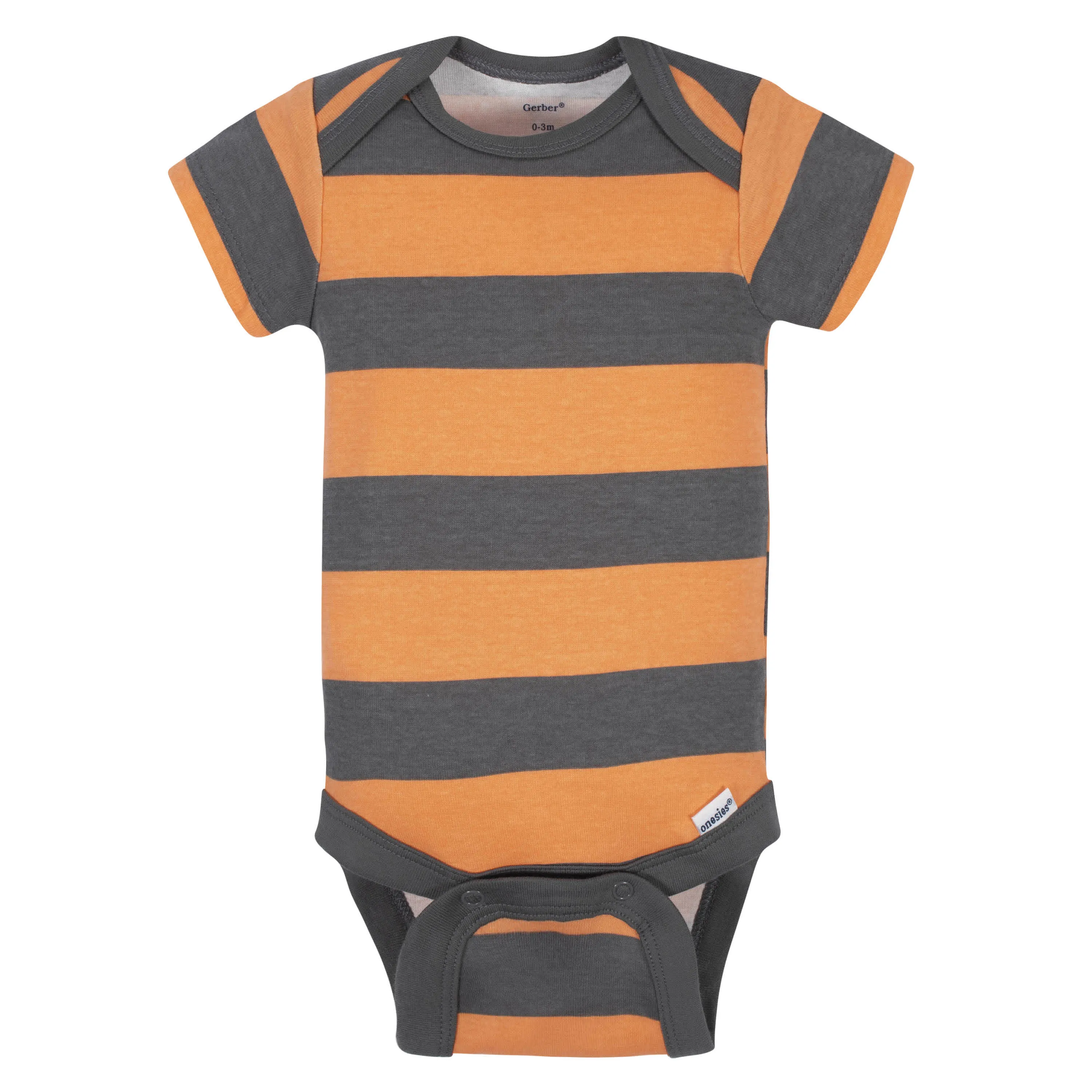 5-Pack Baby Boys Comfy Stretch Bicycle Short Sleeve Onesies Bodysuits Gerber Childrenswea