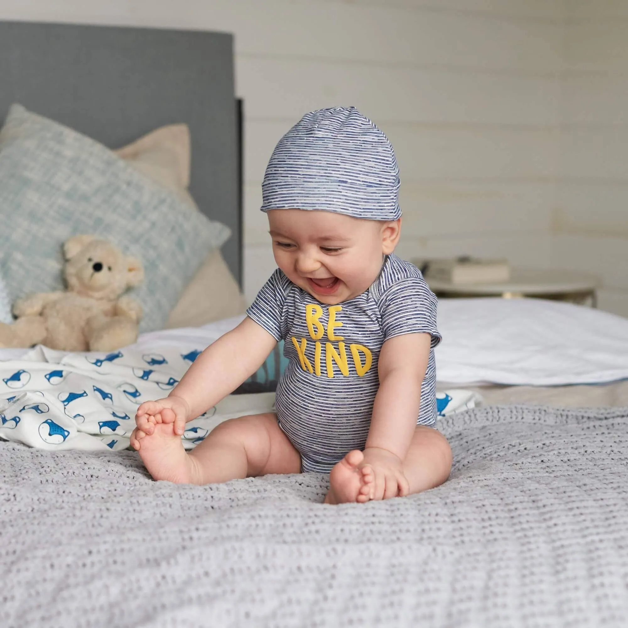 5-Pack Baby Boys Fox Short Sleeve Onesies Bodysuits Gerber Childrenswea