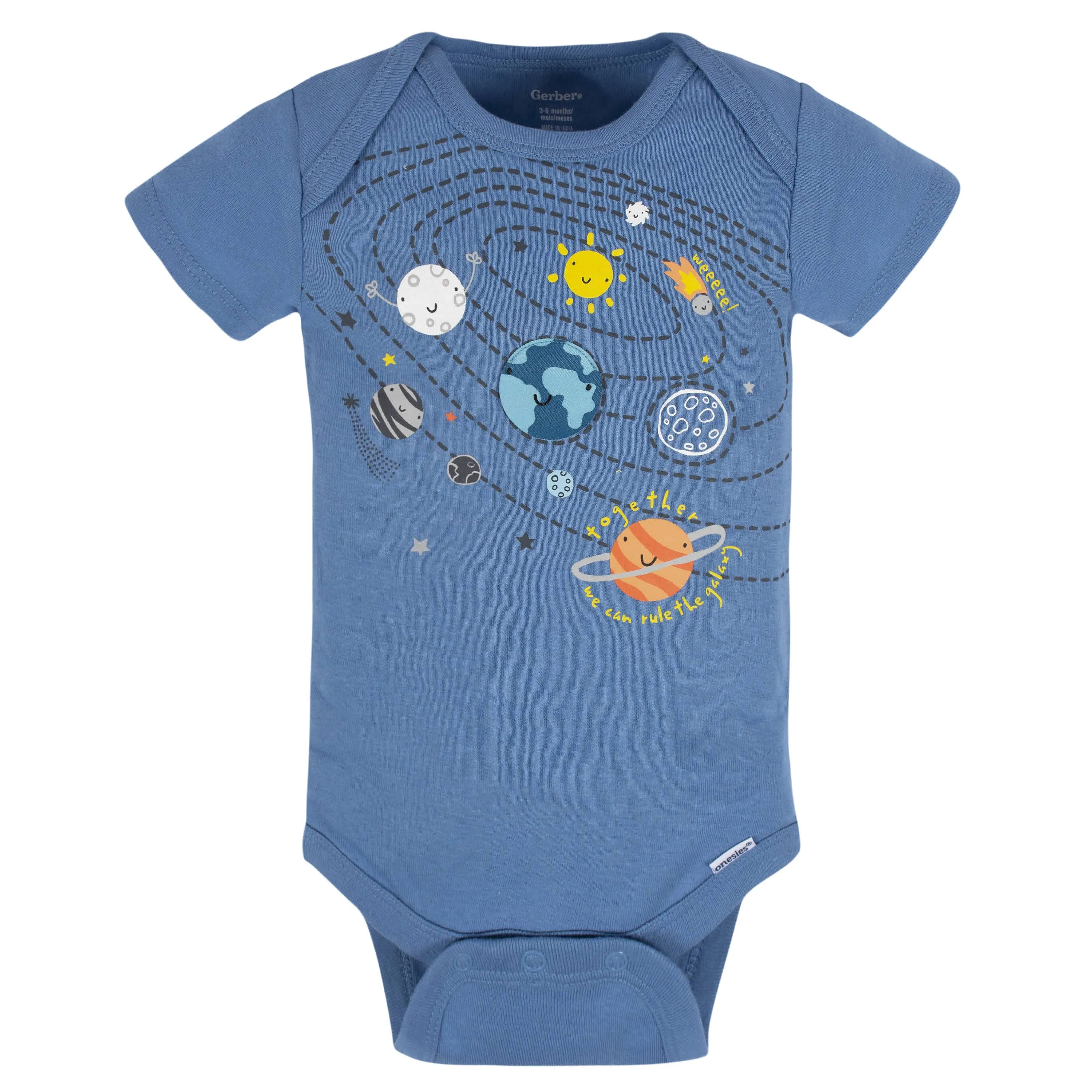 5-Pack Baby Boys Space Explorer Onesies Bodysuits Gerber Childrenswea