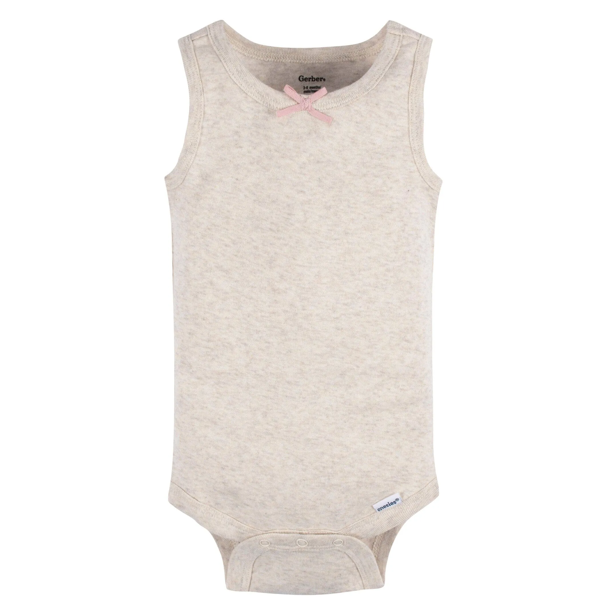 5-Pack Baby Girls Flowers Sleeveless Onesies Bodysuits Gerber Childrenswea