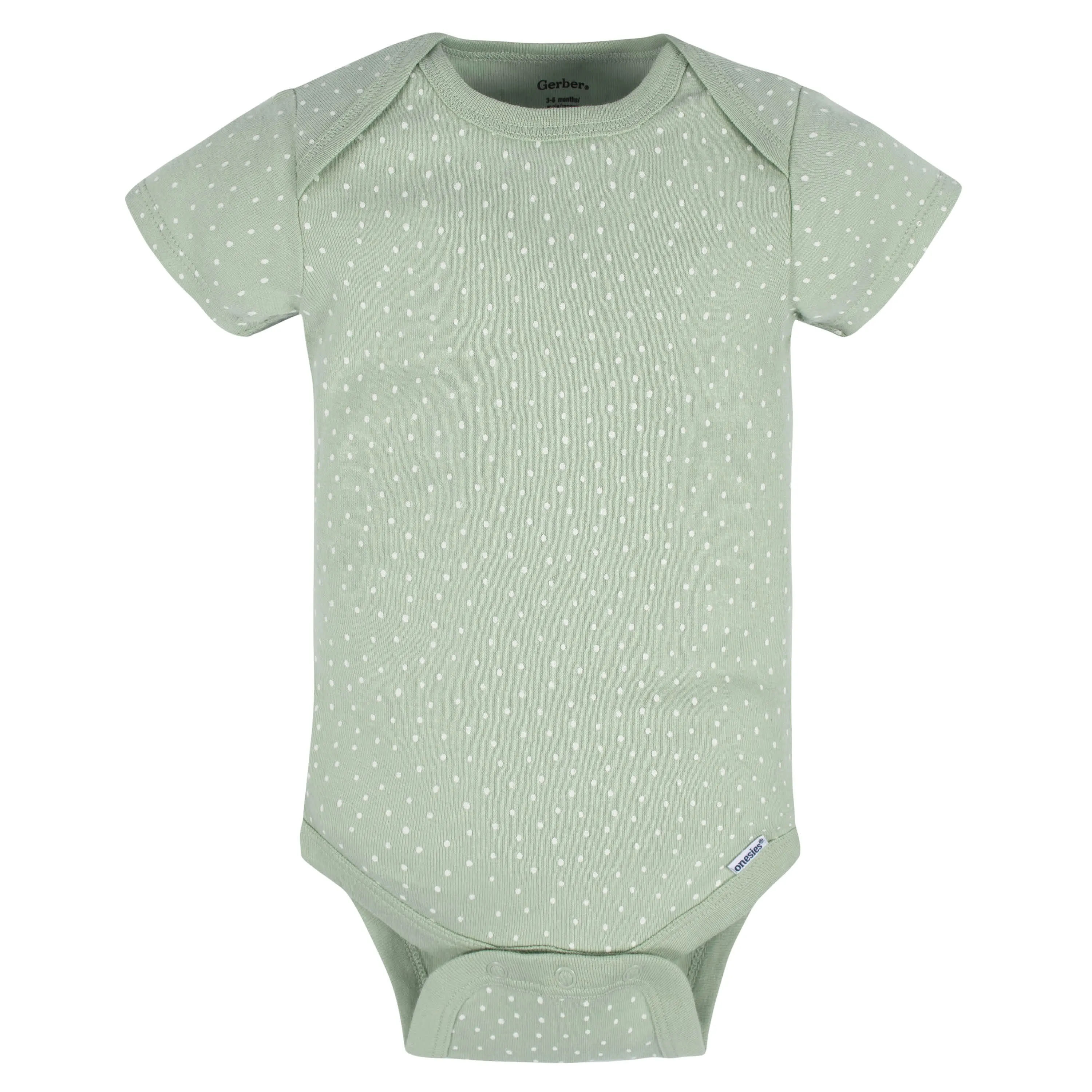 5-Pack Baby Girls Golden Floral Onesies Bodysuits Gerber Childrenswea
