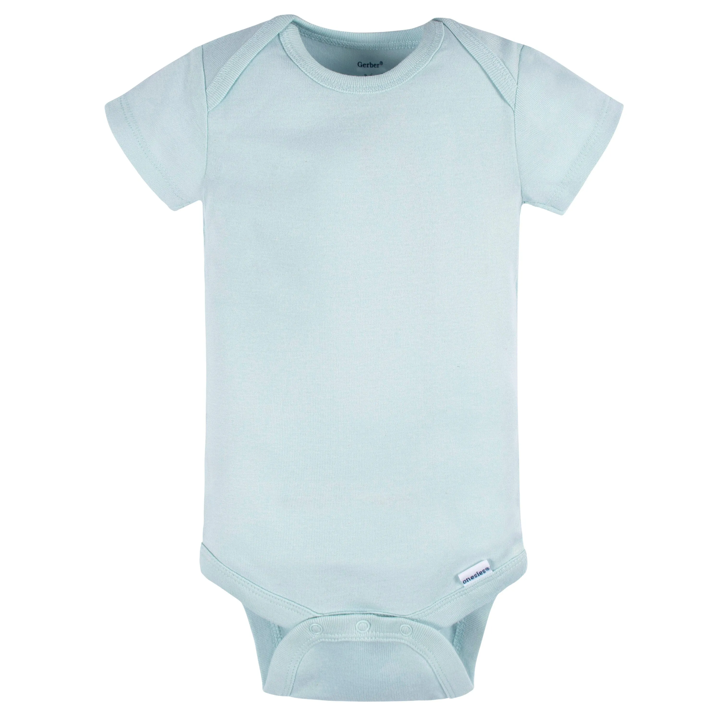 5-Pack Baby Neutral Blue/ Pink Short Sleeve Onesies Bodysuits Gerber Childrenswea